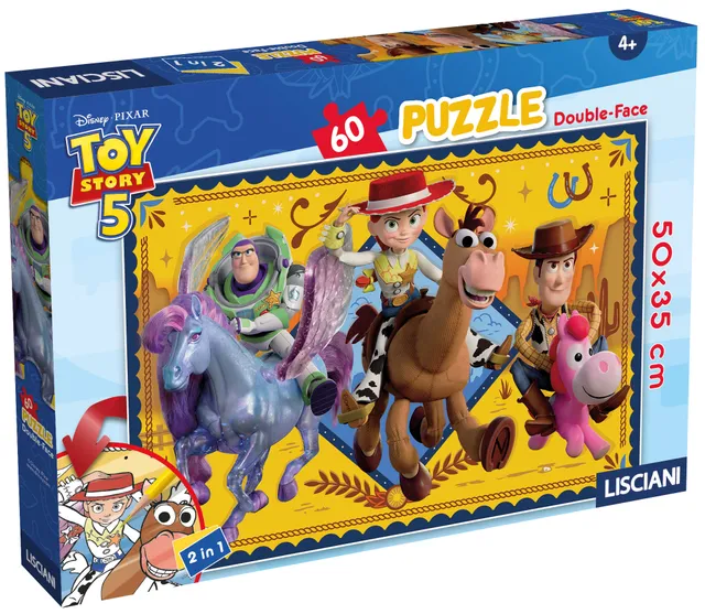 Lisciani Disney Puzzle DF Plus 60 Toy Story 5 puzzle bambini da colorare