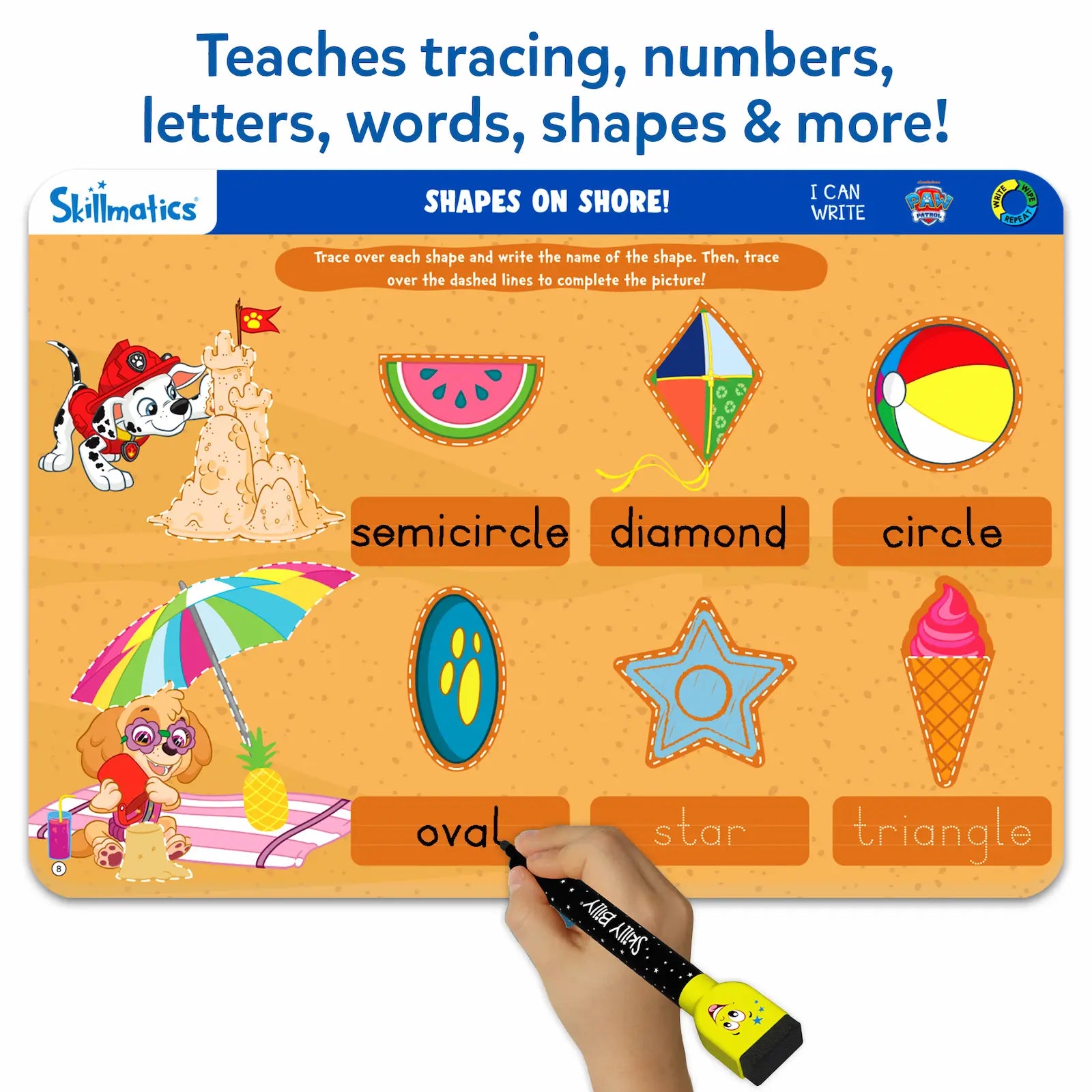 Skillmatics I Can Write PAW Patrol quaderno scrittura bambini