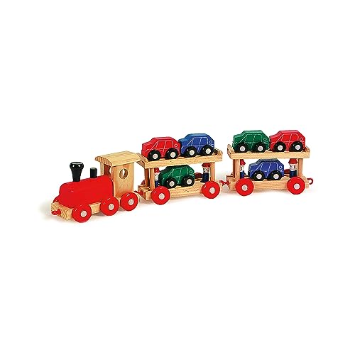 smallfoot 7006 autotreno legno con 8 auto