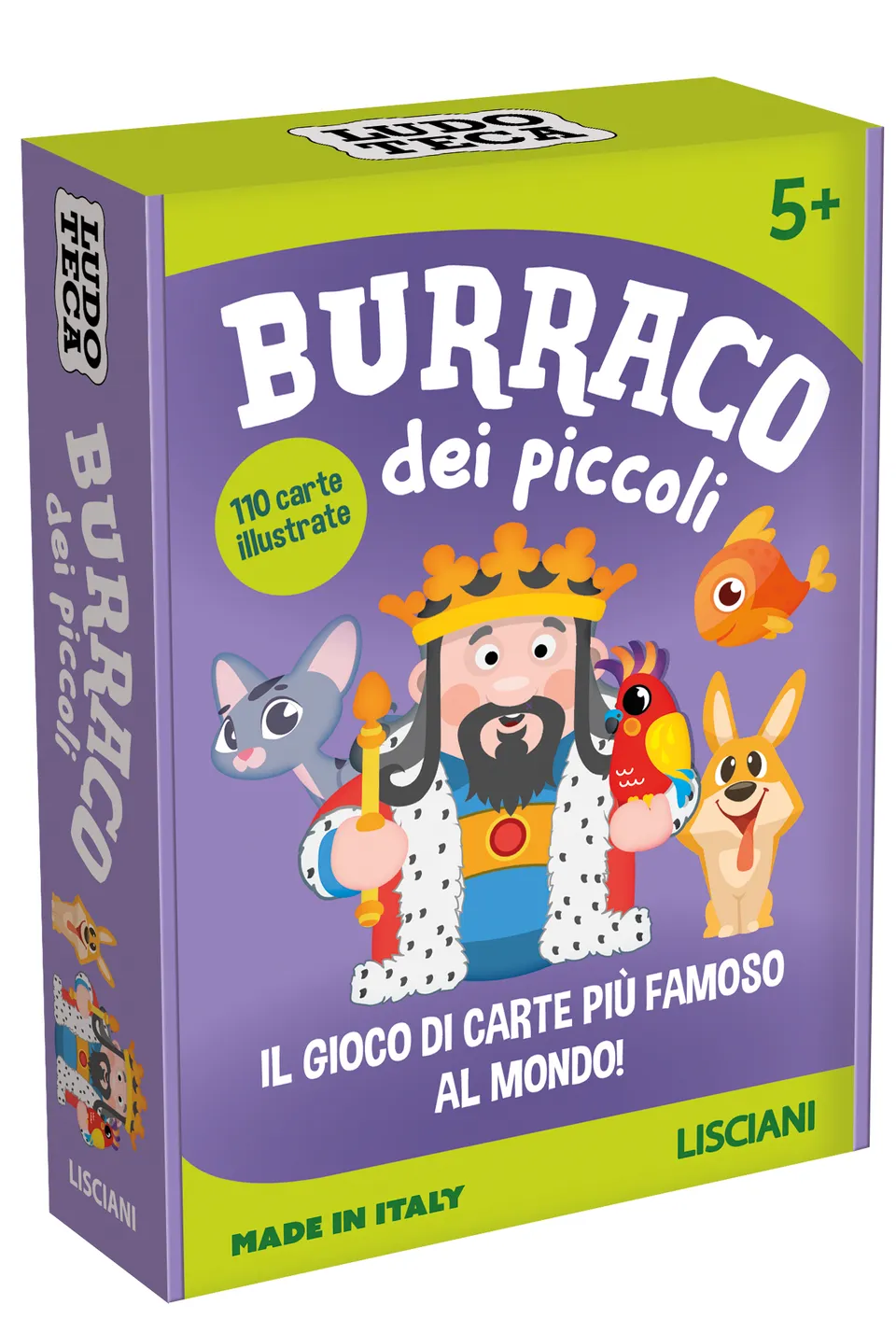 Lisciani Ludoteca Burraco dei Bambi carte da gioco per bambini
