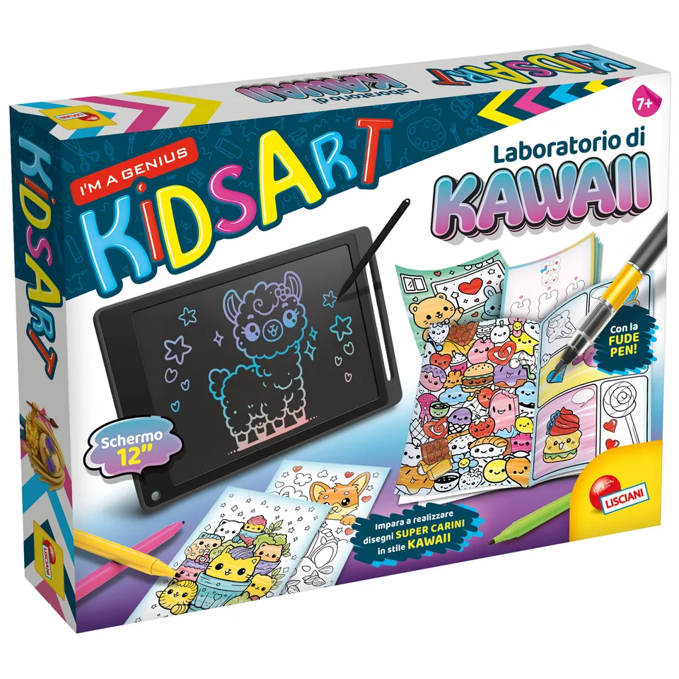 Lisciani I'm a Genius Laboratorio Kawaii tavoletta disegno LCD