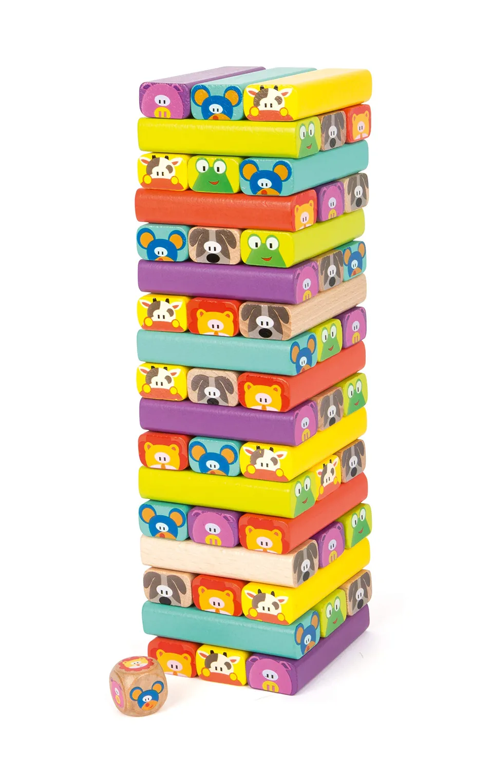 small foot Torre Traballante 11973 Gioco Legno Animali