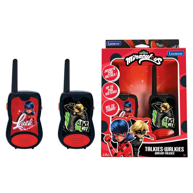 Lexibook Miraculous TW12MILXB walkie talkie 2 pezzi 200 m