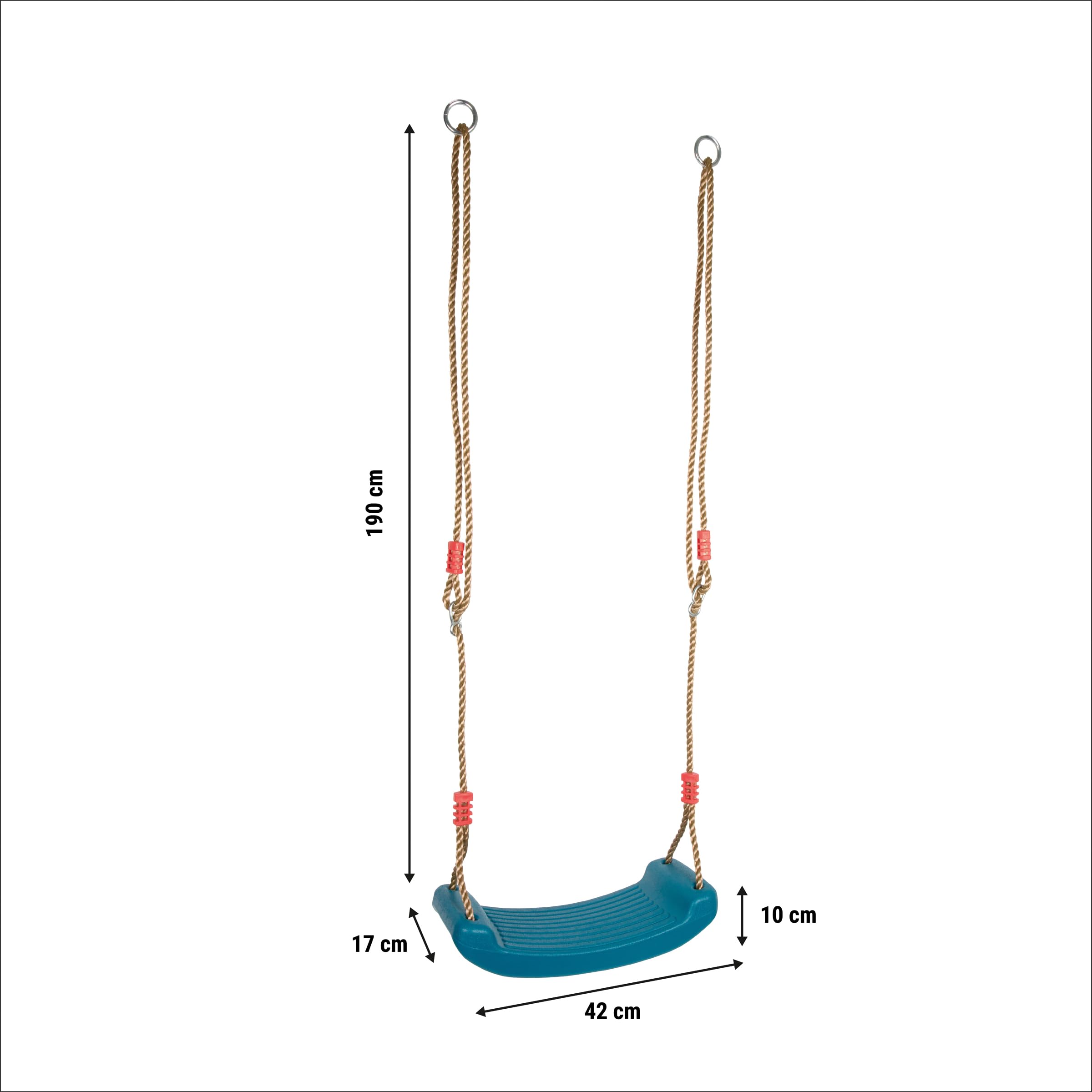 smallfoot 12793 altalena blu da esterno 100 kg