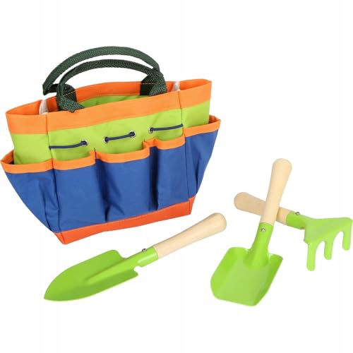 smallfoot 12015 borsa da giardino bambini con attrezzi