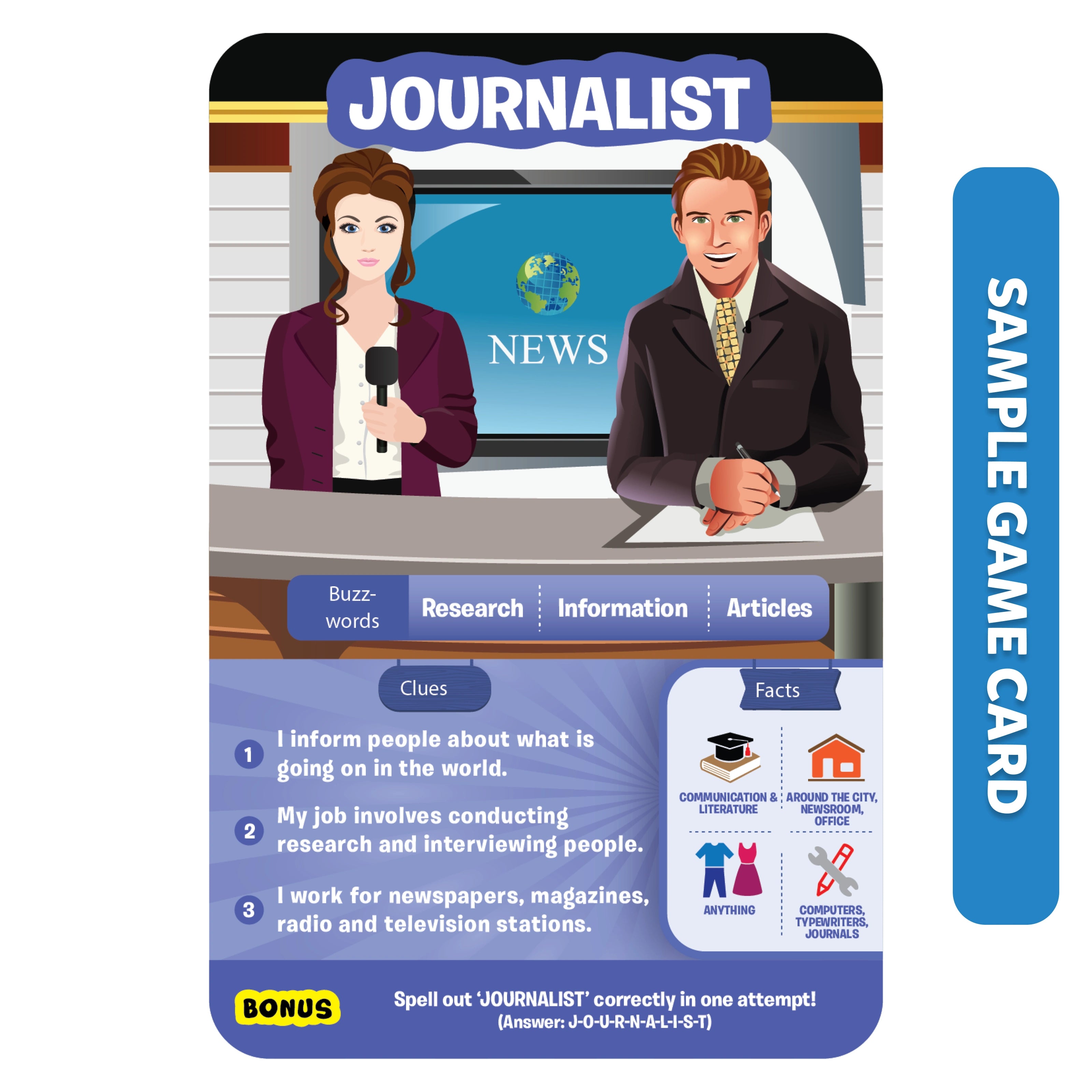 Skillmatics Guess in 10 Inspiring Professions gioco carte mestieri