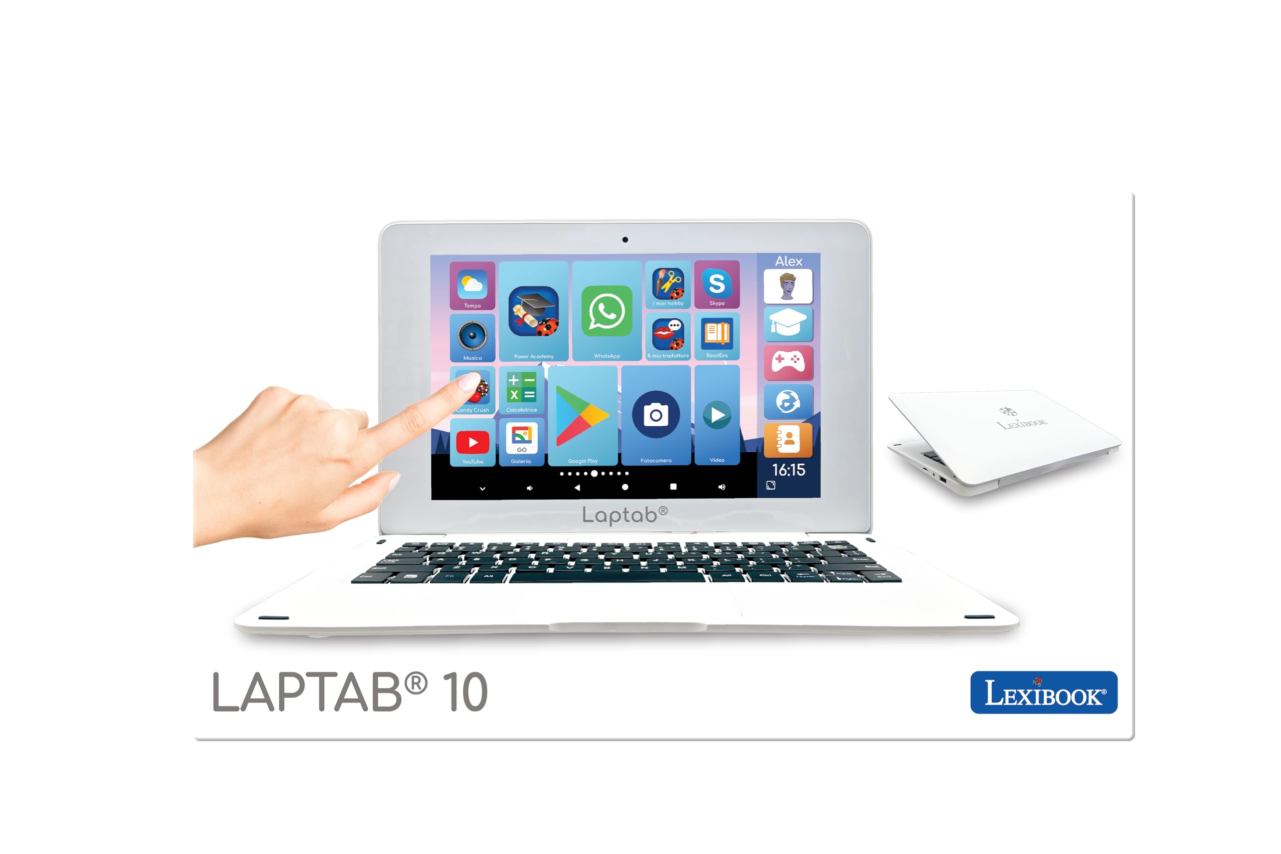 Lexibook Laptab 10 LT10IT laptop touchscreen 128 GB Android