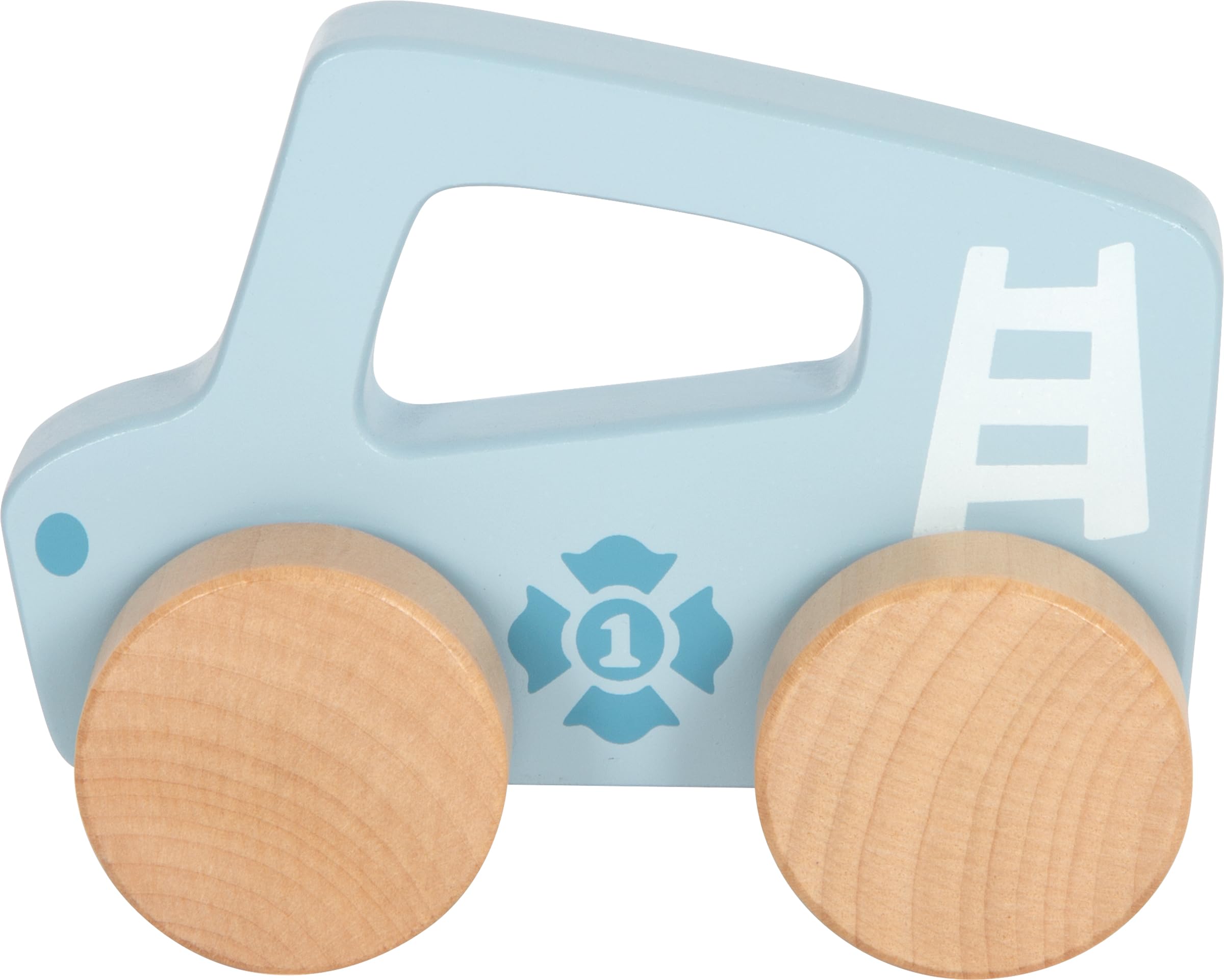 smallfoot automobilina giocattolo legno blu 2 in 1 12710