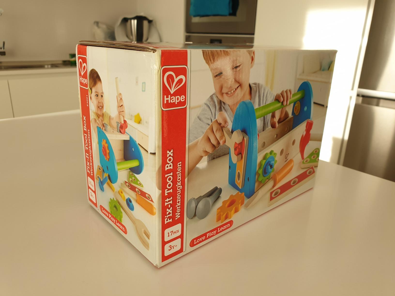 Hape Cassetta Attrezzi gioco legno con utensili dai 3 anni
