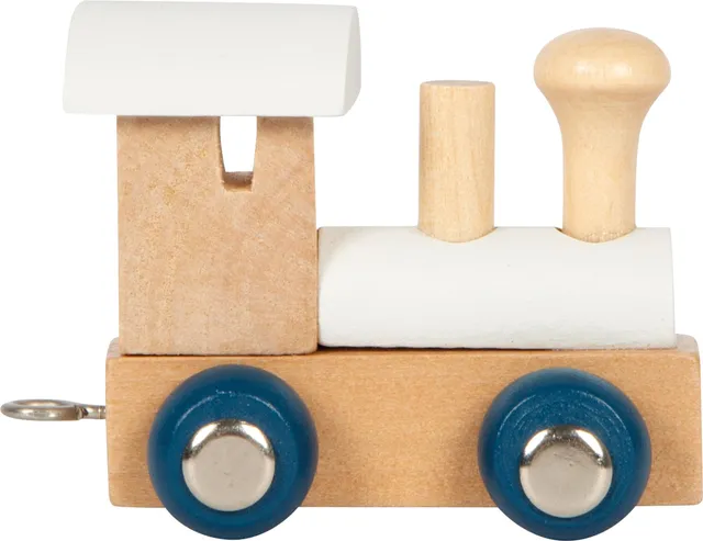 smallfoot Polare Locomotiva 12570 trenino legno bianco da comporre