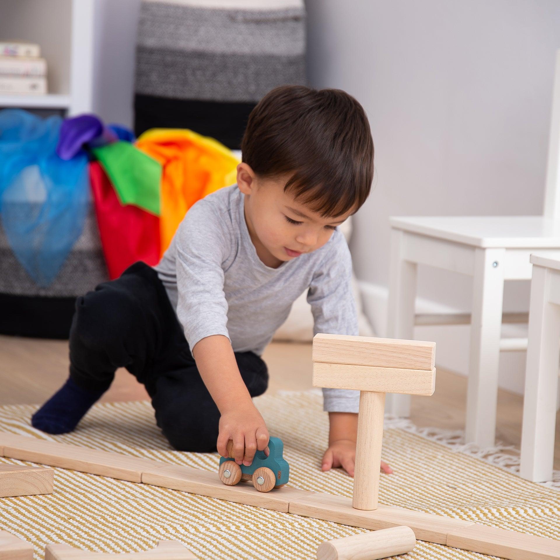 Tickit Wooden Jumbo Block Set costruzioni 54 pezzi da 12 mesi
