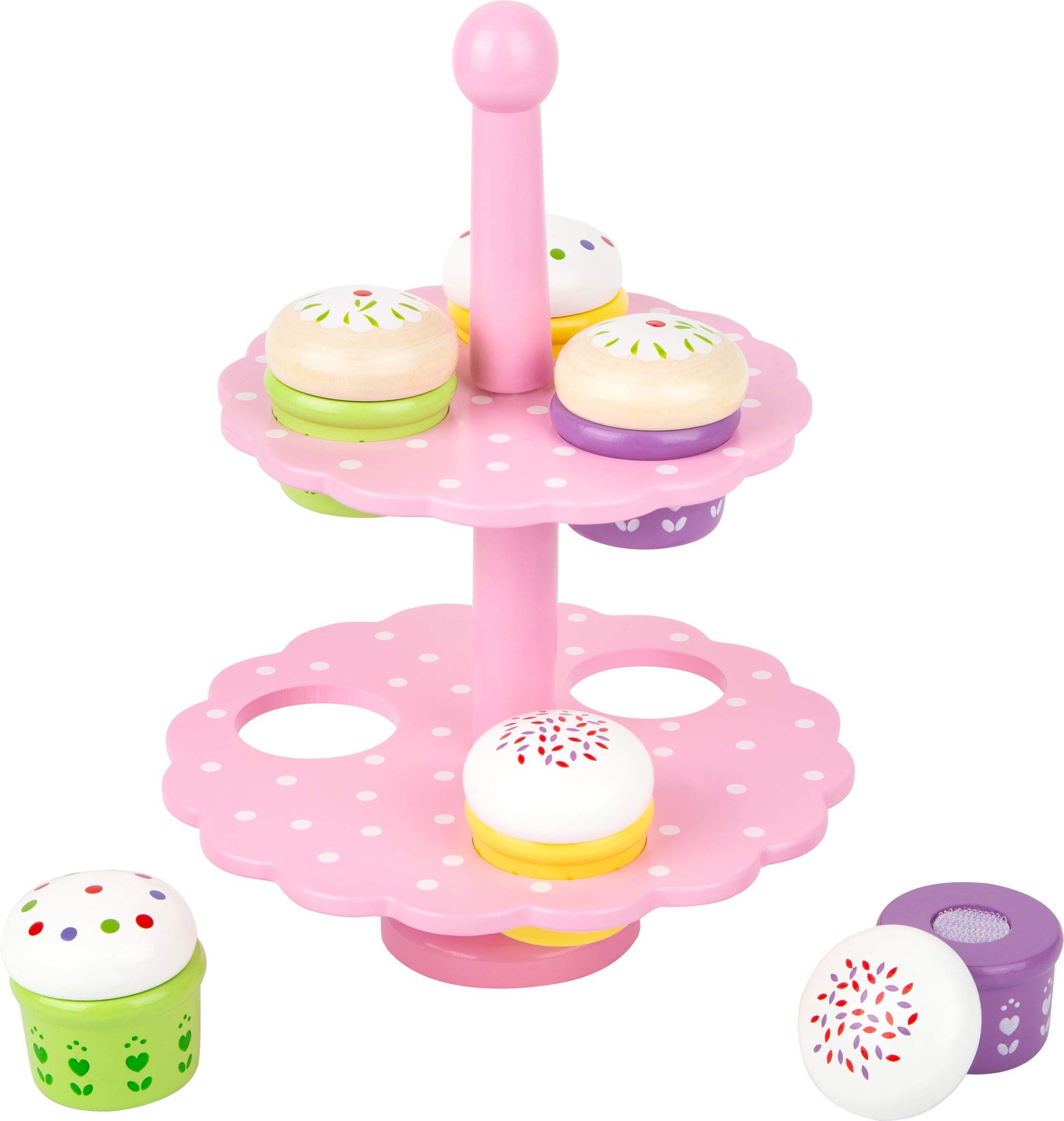 smallfoot 3309 Muffin etagere legno con 6 muffin