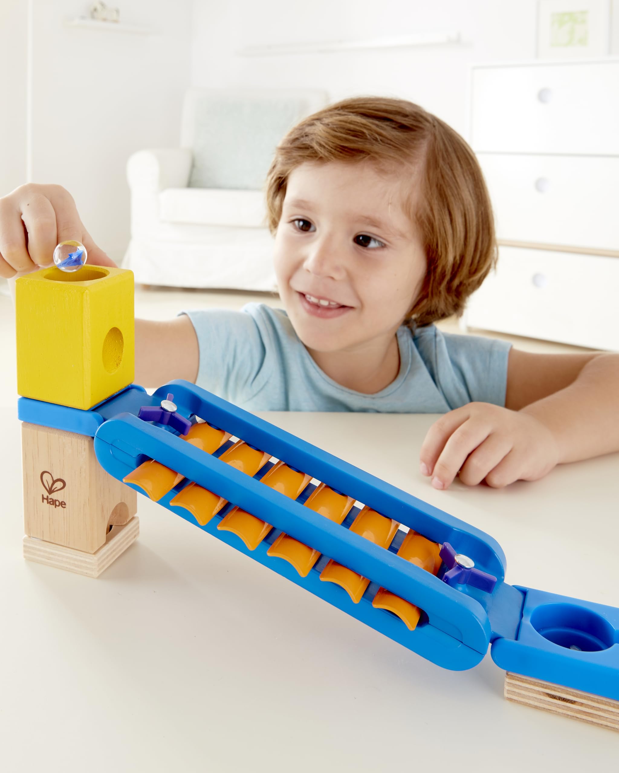 Hape Quadrilla scivolo sonoro pista biglie xilofono 13 pezzi