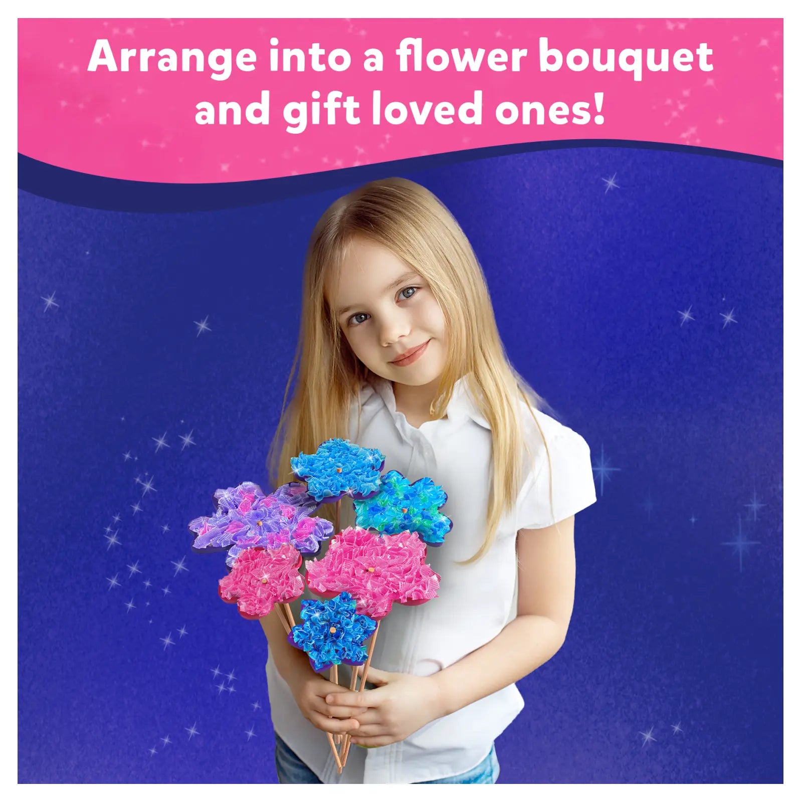 Skillmatics Poke-in Art Flower Bouquet kit fiori