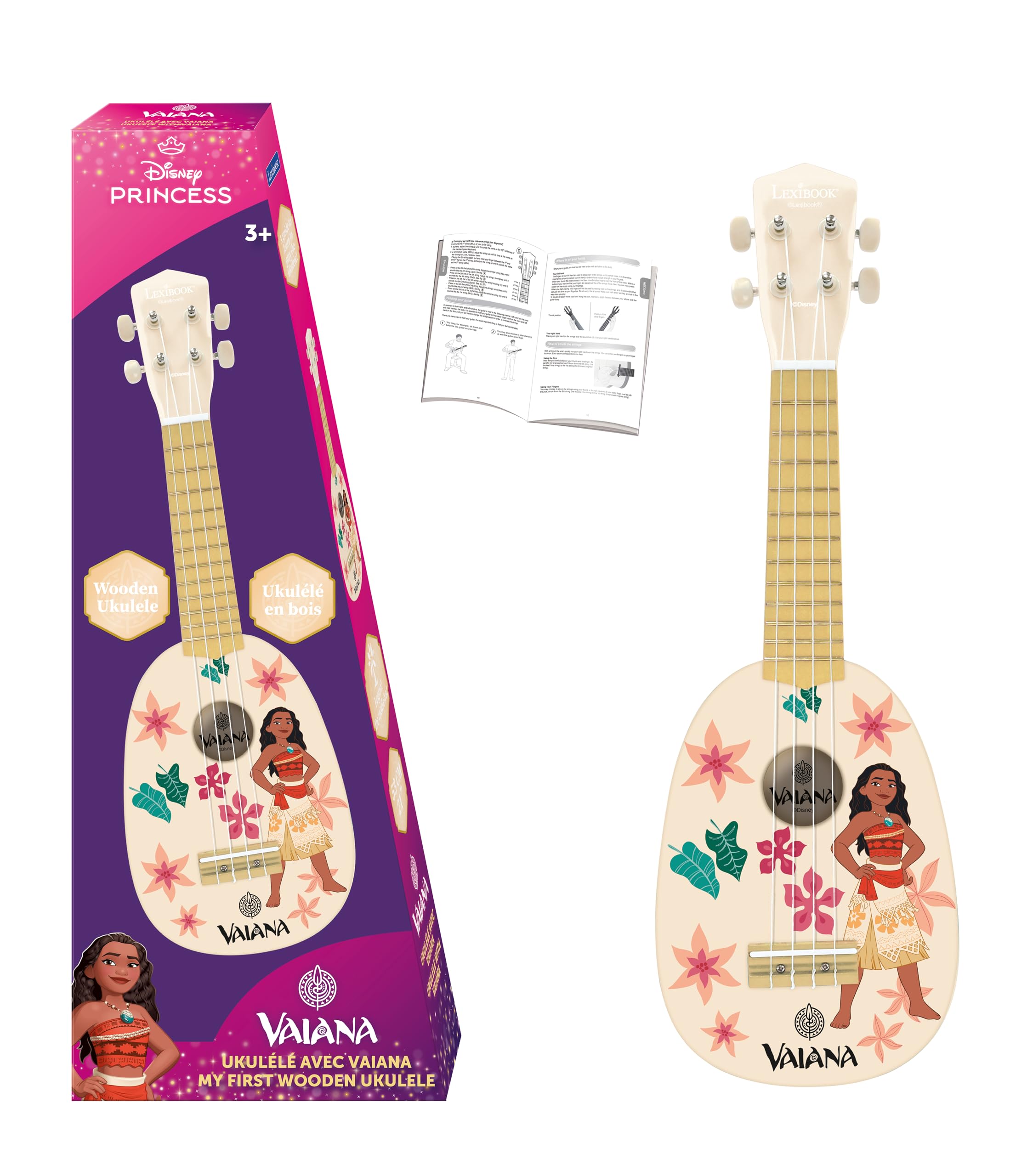 Lexibook Disney Stitch K230D ukulele bambini in legno blu