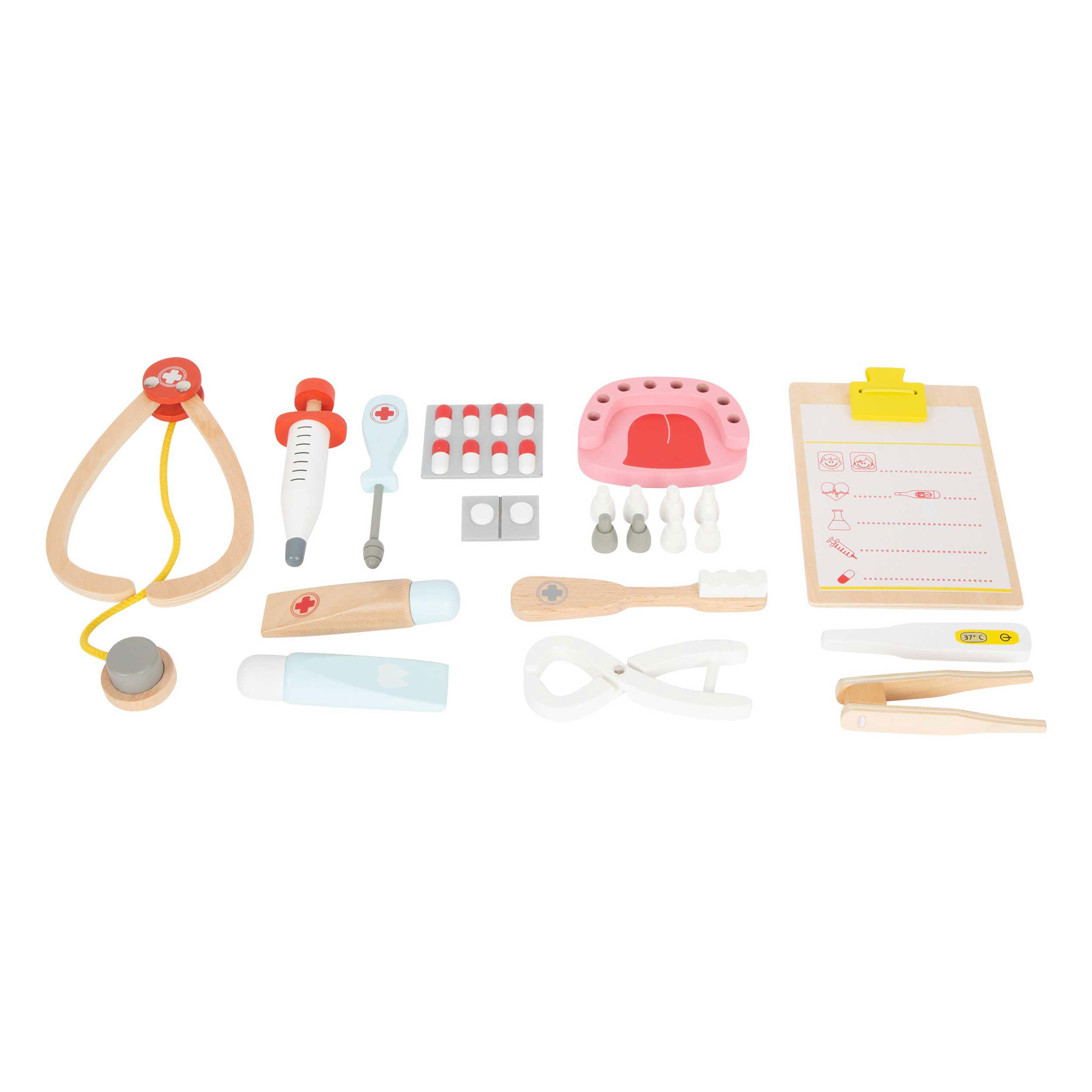 smallfoot Valigetta Dentista gioco dottore legno 2 in 1