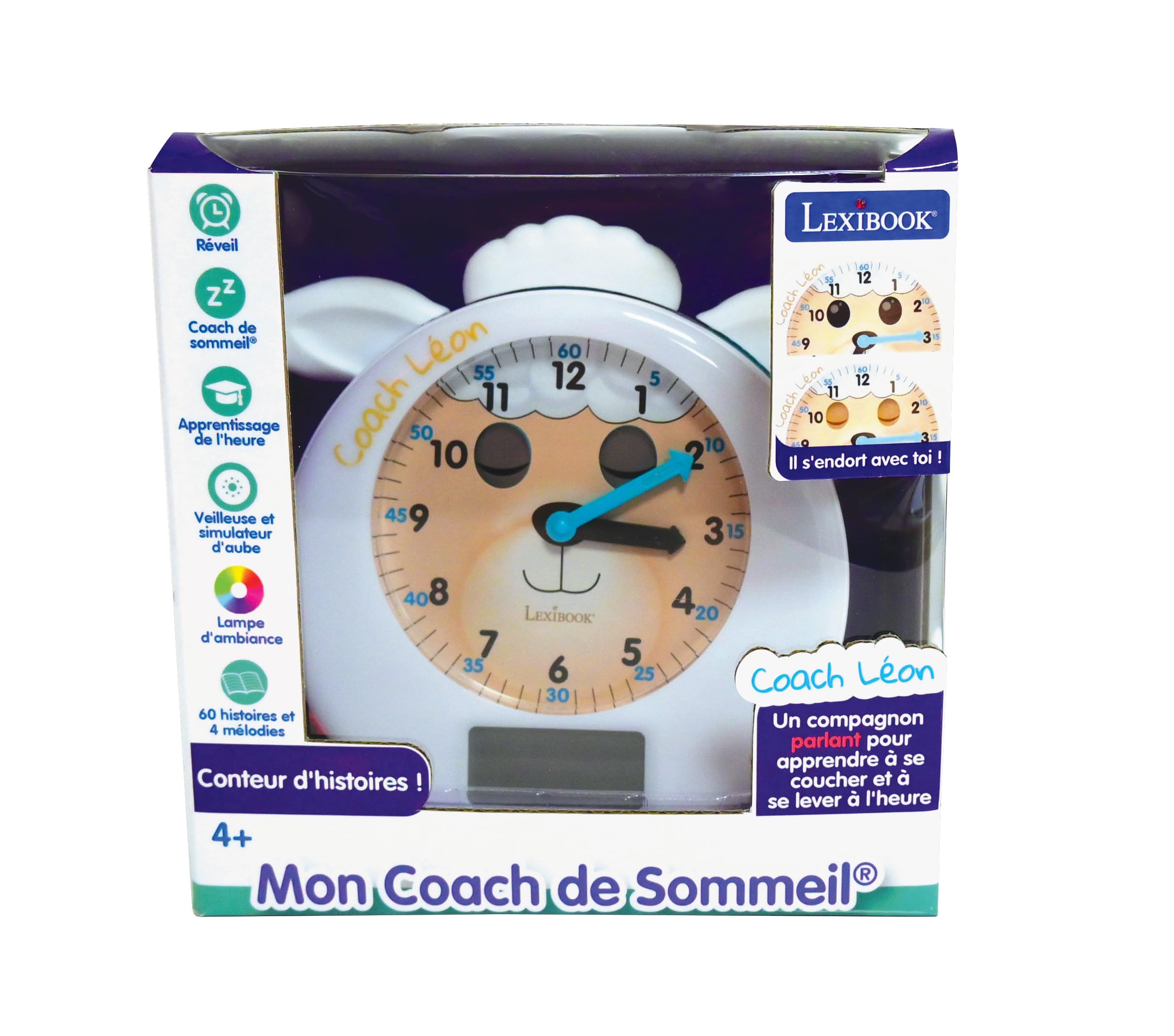Lexibook Coach Leon RLT101FR sveglia luce notturna