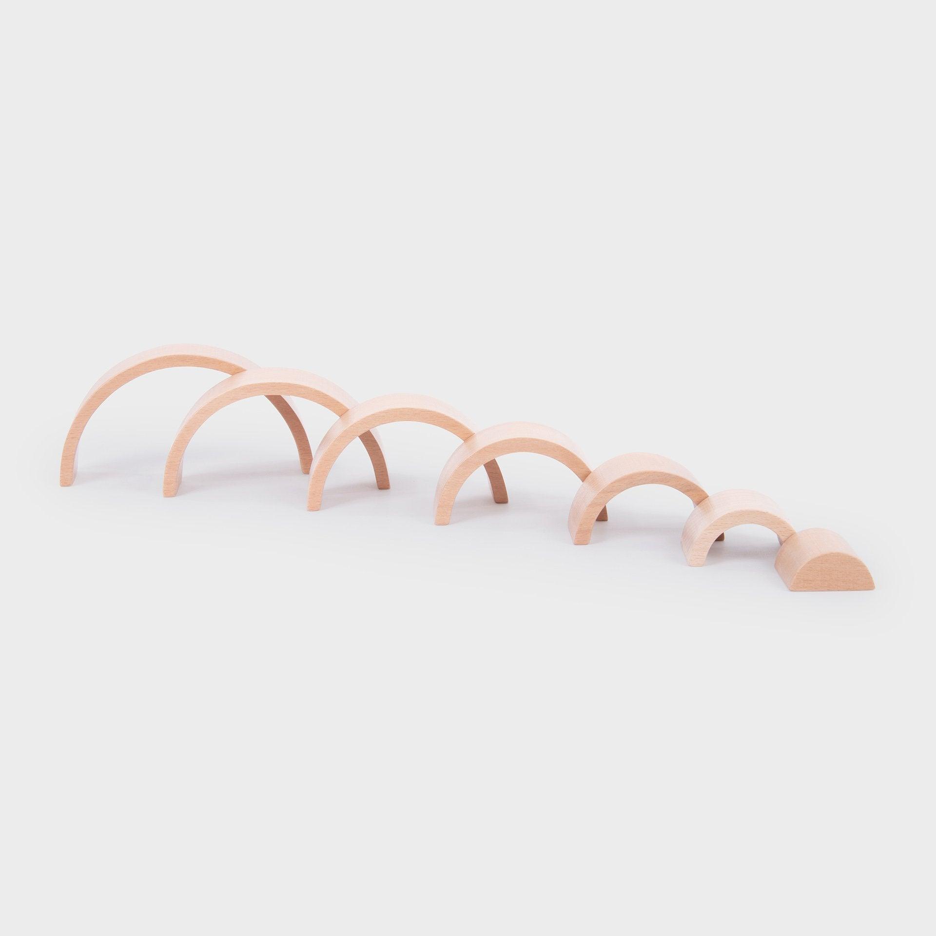 Tickit Natural Architect Arches archi in legno 7 pezzi da 12 mesi