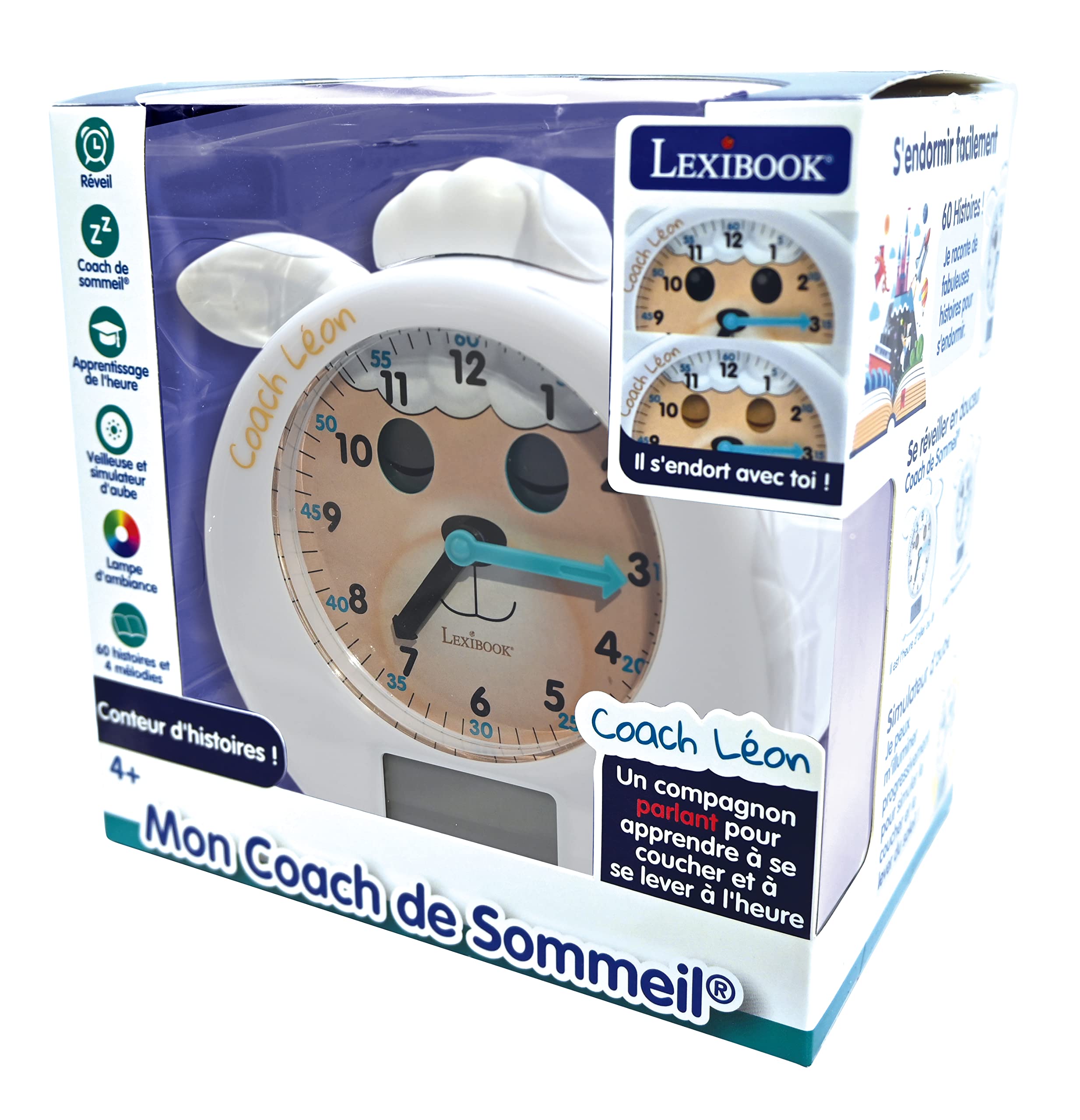 Lexibook Coach Leon RLT101FR sveglia luce notturna