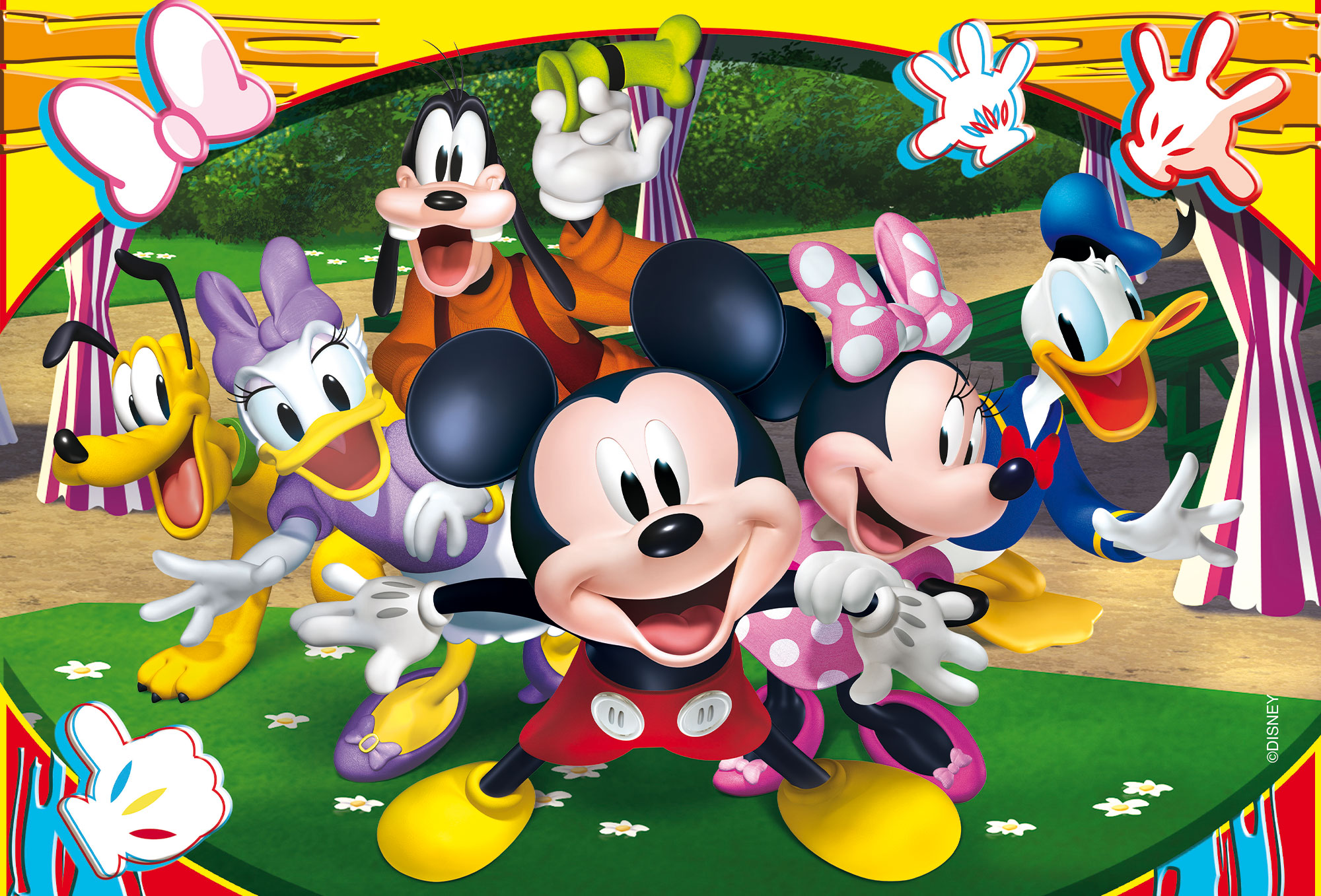 Lisciani Disney Maxifloor 4x48 Mickey maxipuzzle bifacciale