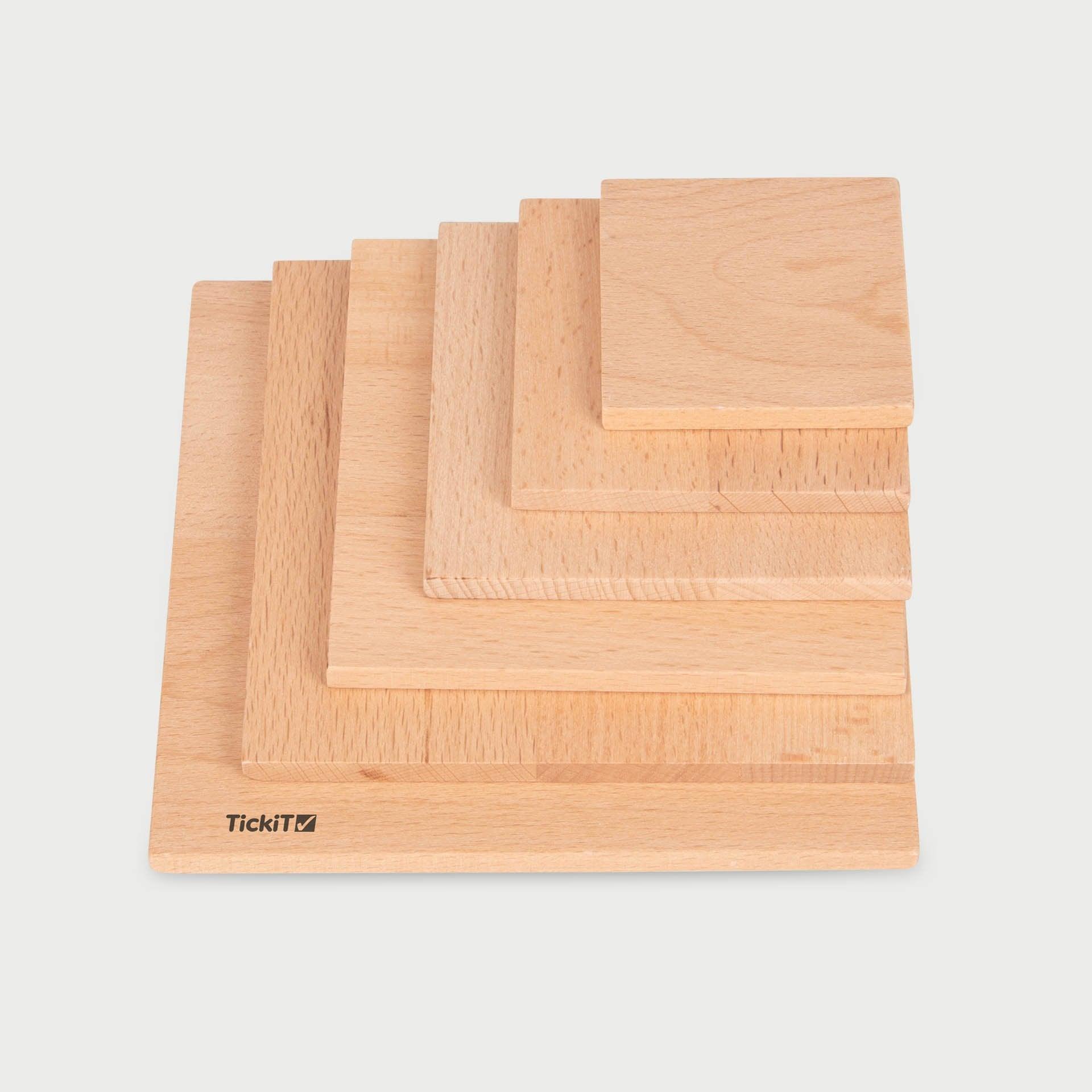 Tickit Natural Architect pannelli legno 6 pezzi faggio