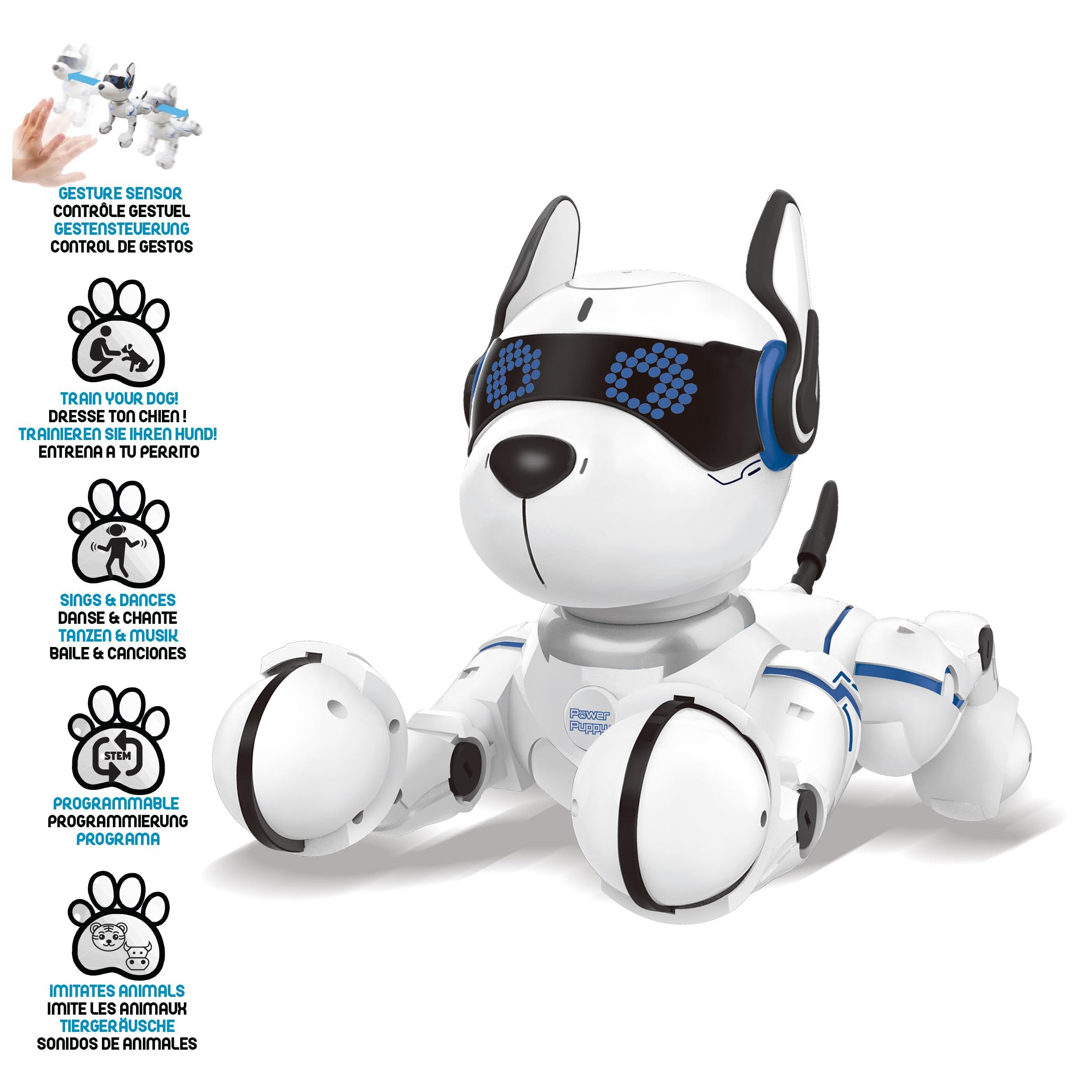 Lexibook Power Puppy DOG01LXB cane robot con telecomando gesti