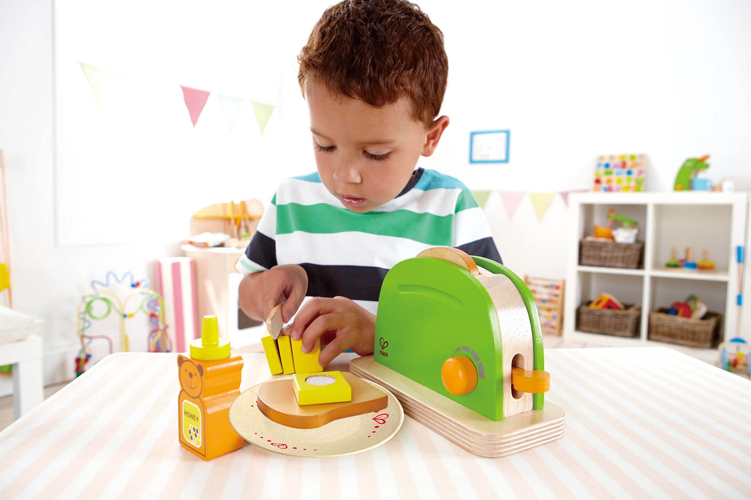 Hape E3105 Tostapane Pop-Up gioco cucina in legno