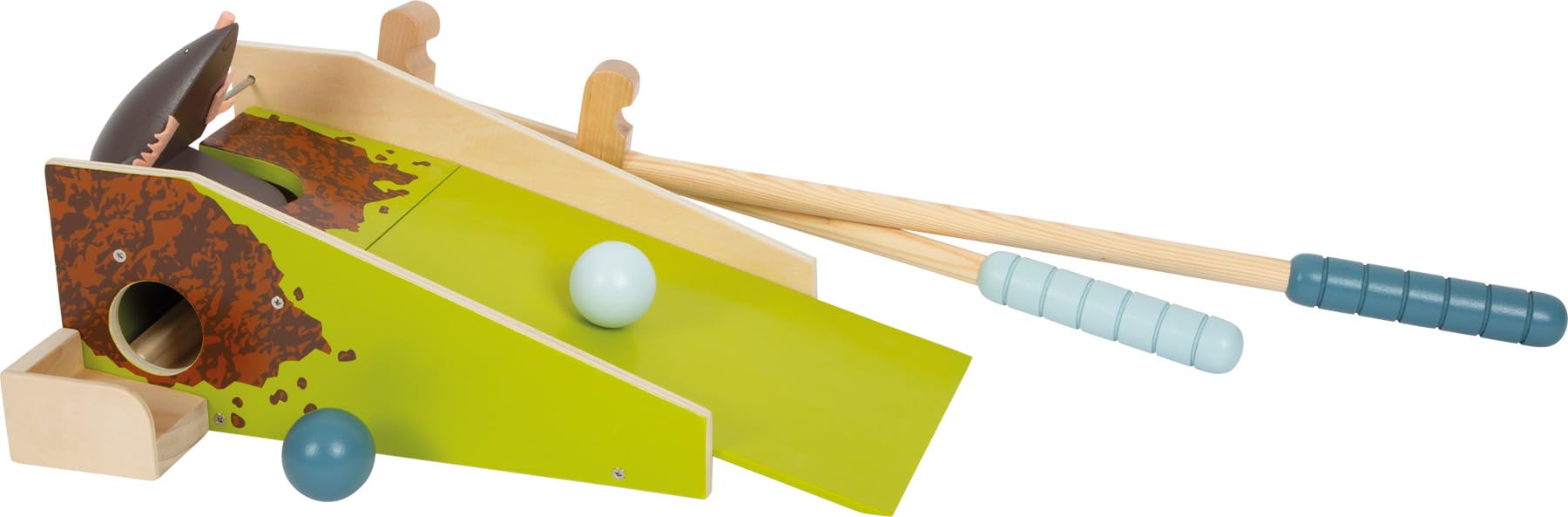 small foot Talpa 12439 set minigolf legno 2 mazze 2 palline