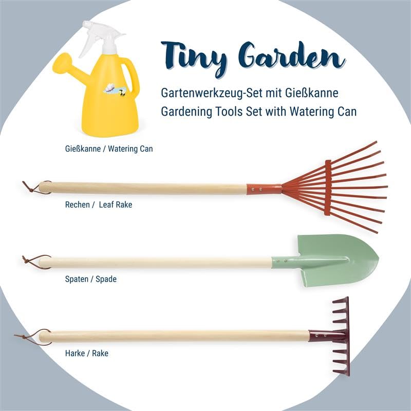 smallfoot Tiny Garden set giardinaggio bambini 4 pezzi