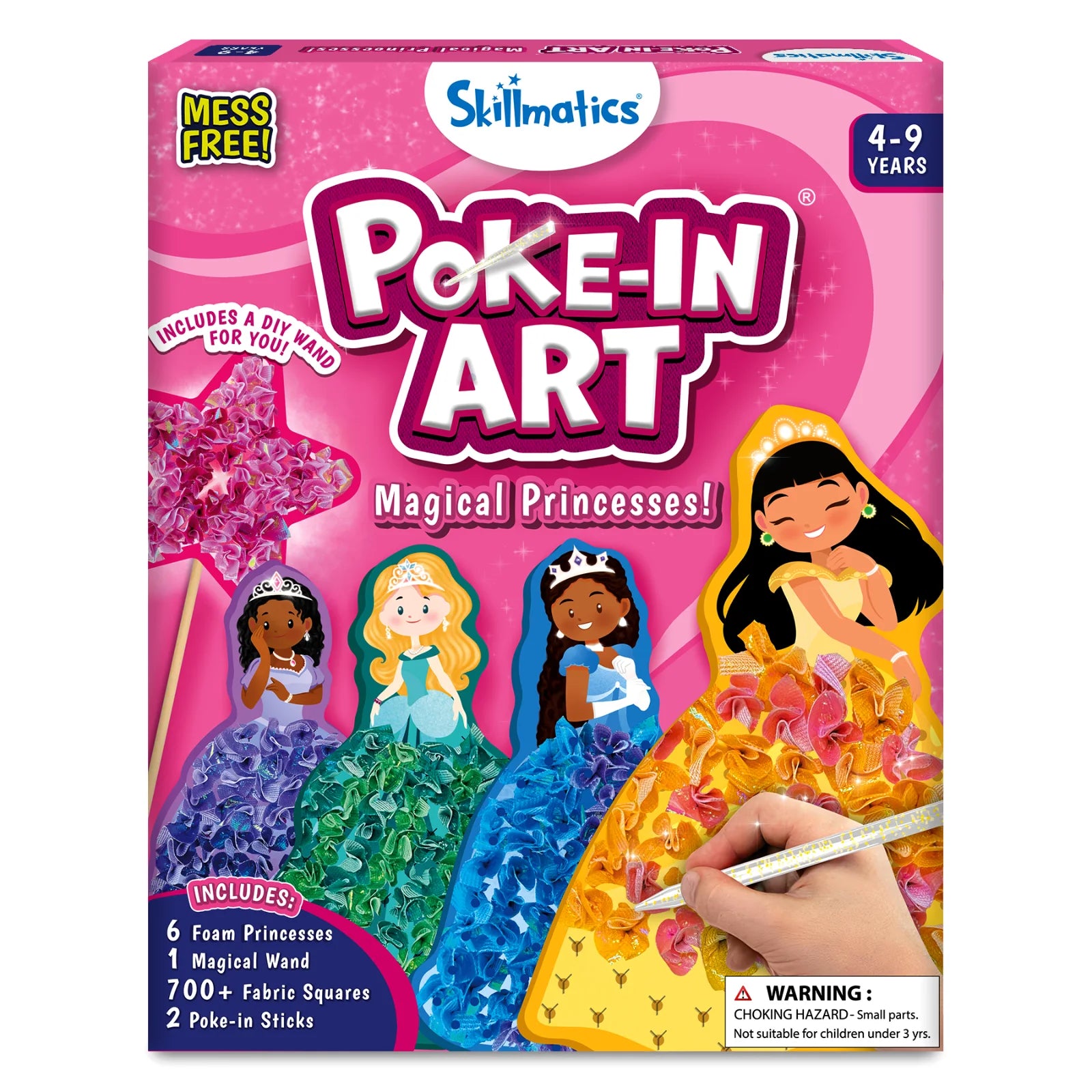 Skillmatics Poke-in Art Magical Princesses kit principesse 4-9 anni