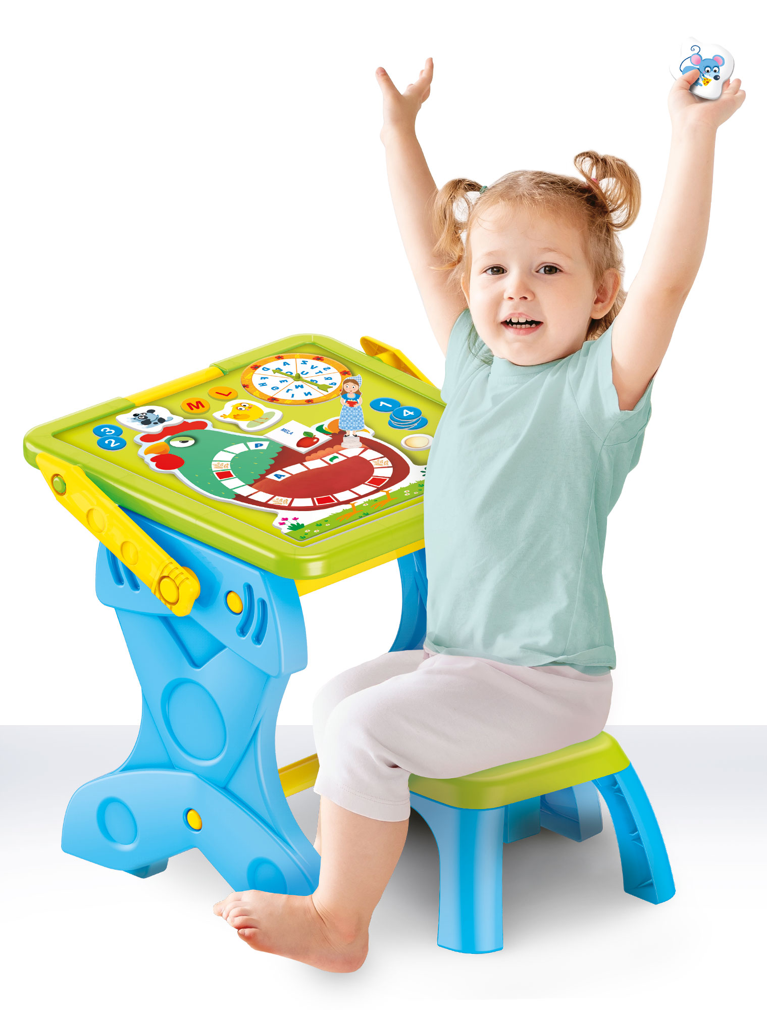 Lisciani Carotina Banchetto Lavagna Led 3 in 1 banco bimbi