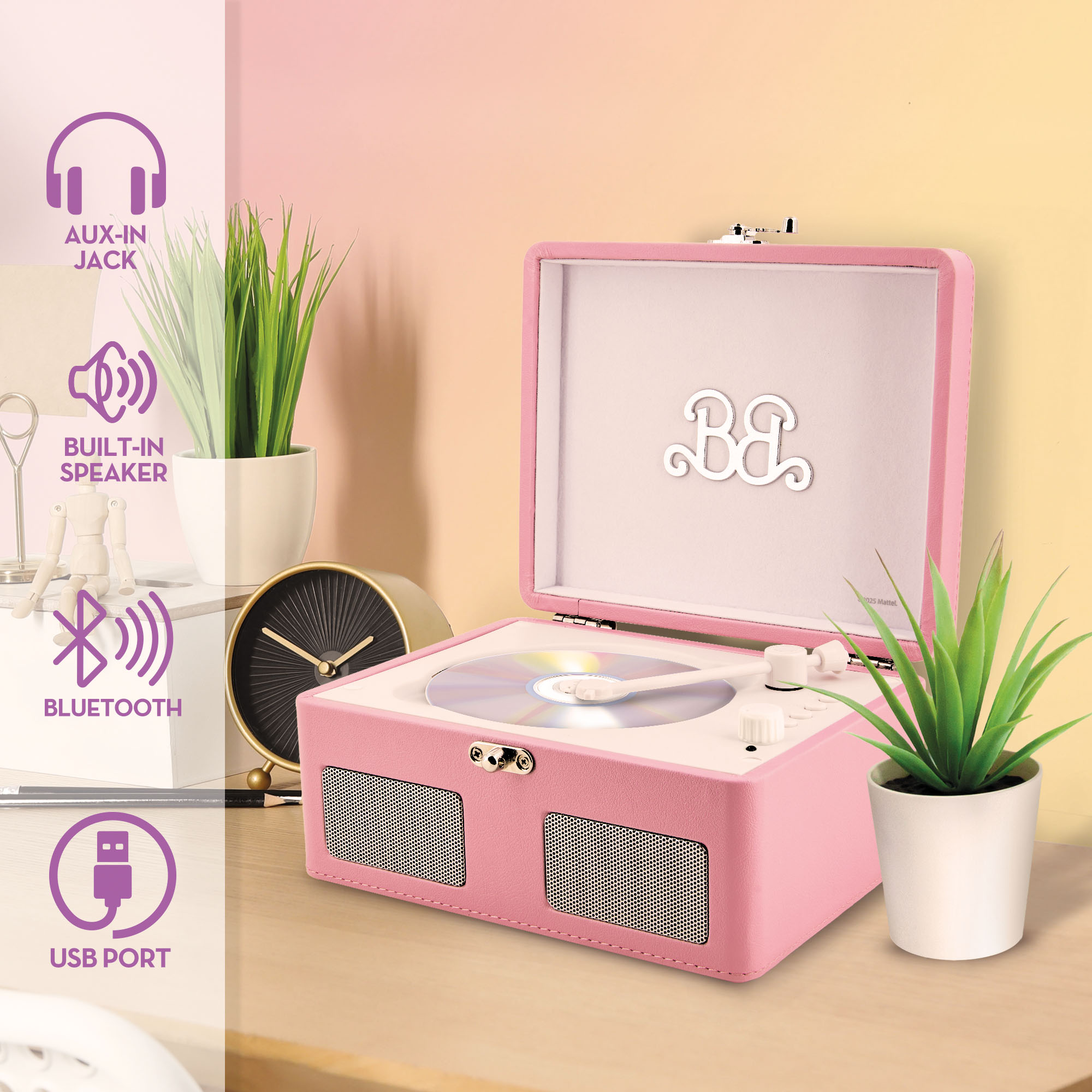 Barbie CD Player lettore CD portatile altoparlante