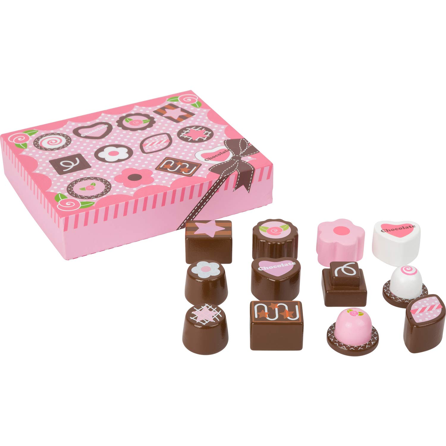 Small Foot Scatola Cioccolatini cibo legno 12 pezzi FSC