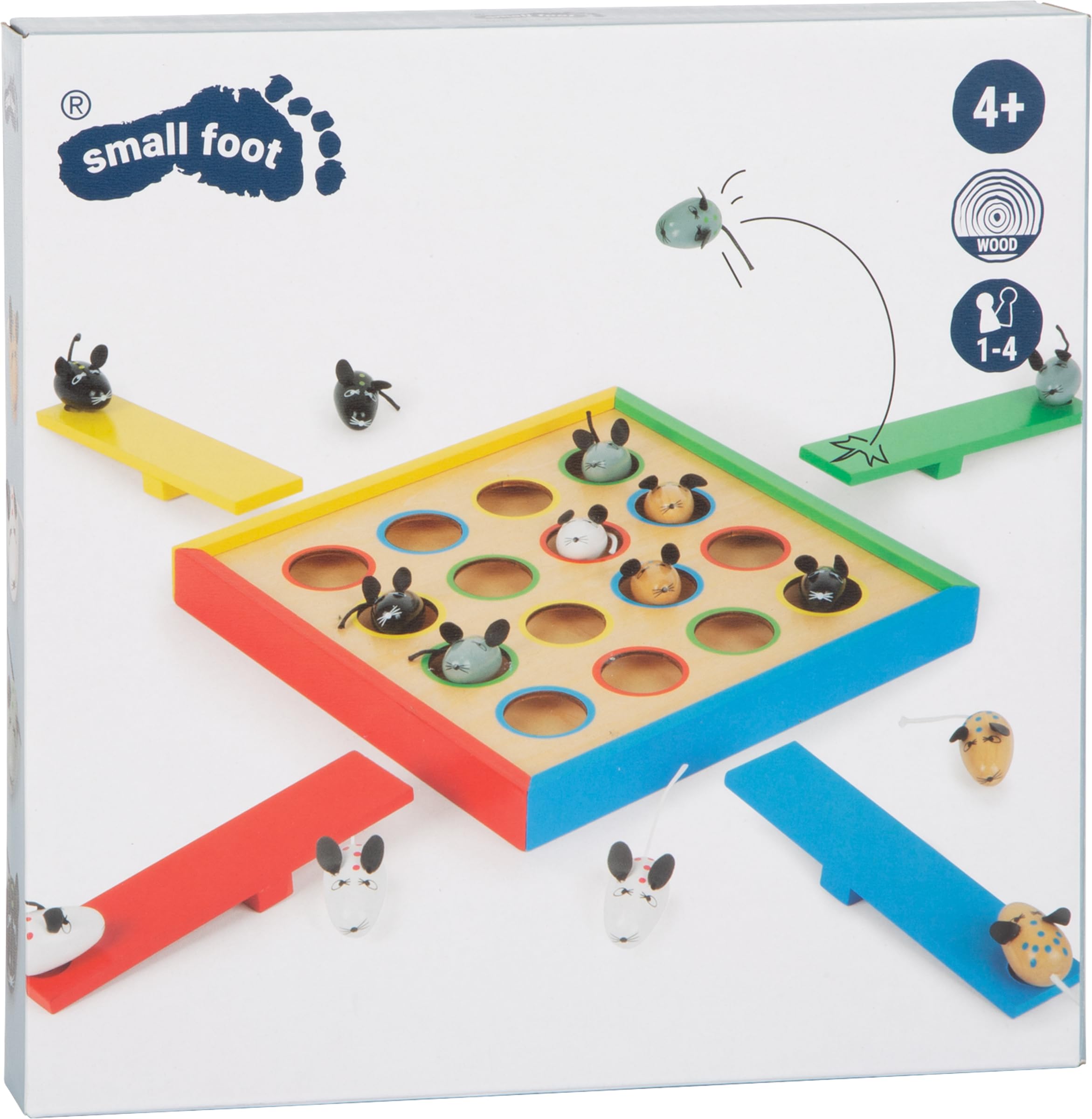 smallfoot 7959 Topini Salterini gioco abilita legno da 3 anni