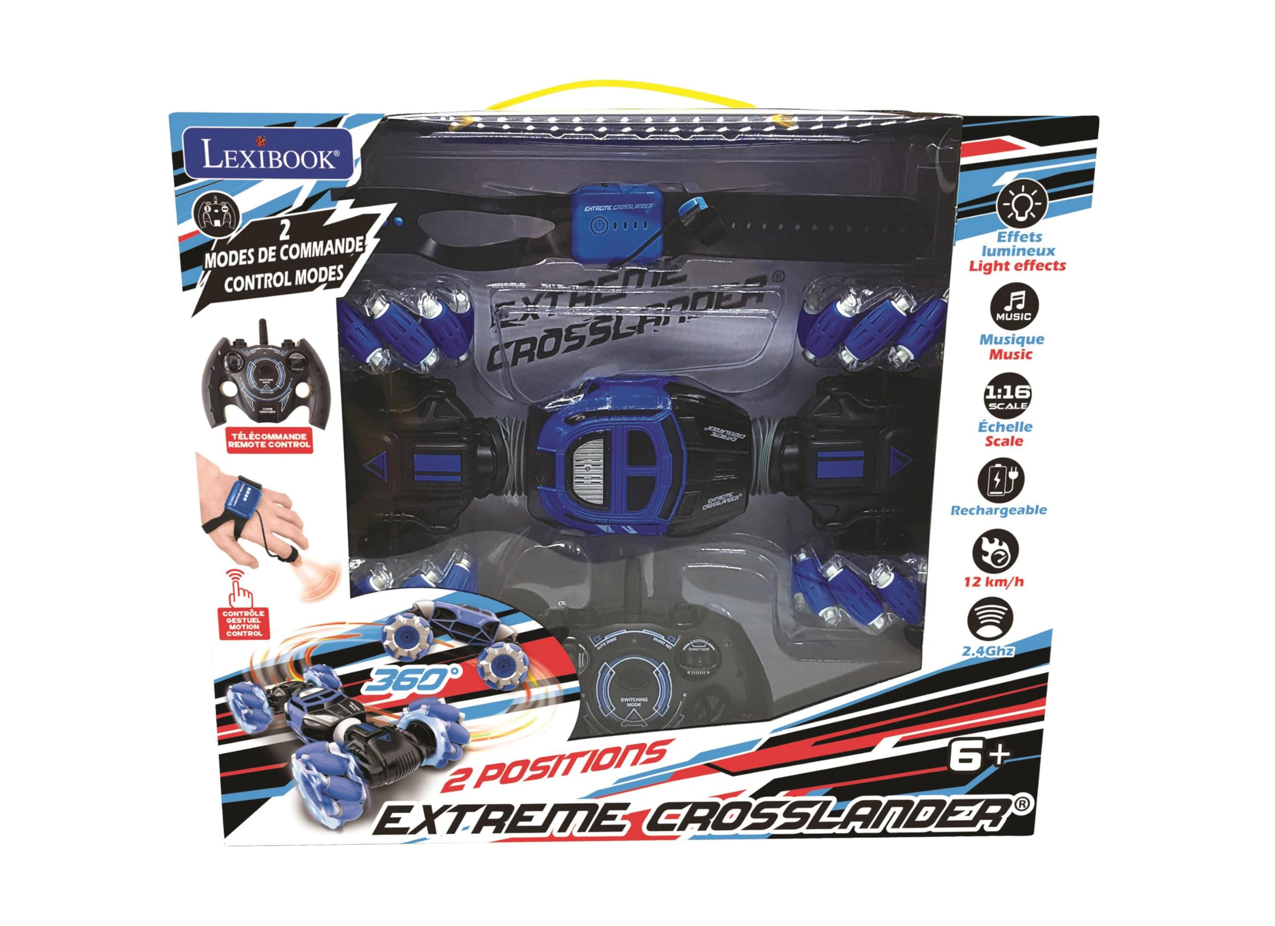 Lexibook Extreme Crosslander RC50LXB auto telecomandata gestuale