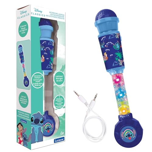 Lexibook Stitch MIC90D microfono luminoso con altoparlante