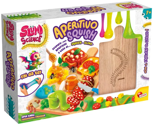 Lisciani Slumi Science Aperitivo Squish kit slime tattile