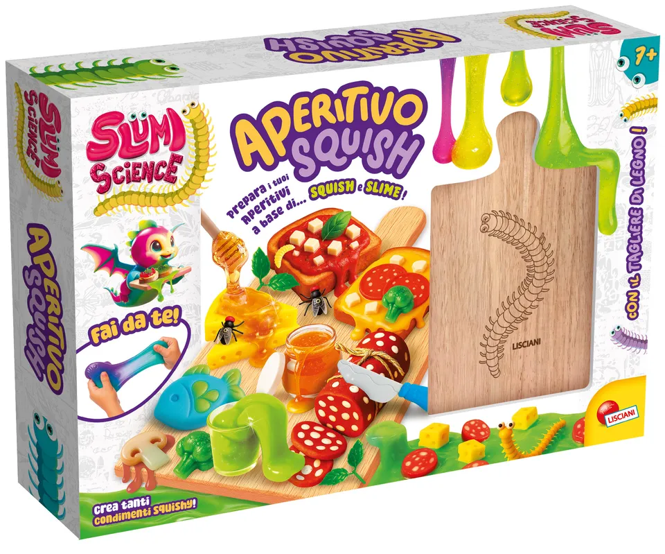 Lisciani Slumi Science Aperitivo Squish kit slime tattile