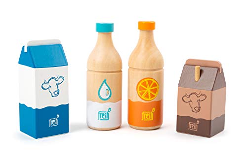 smallfoot fresh set bevande in legno cucina 4 pezzi