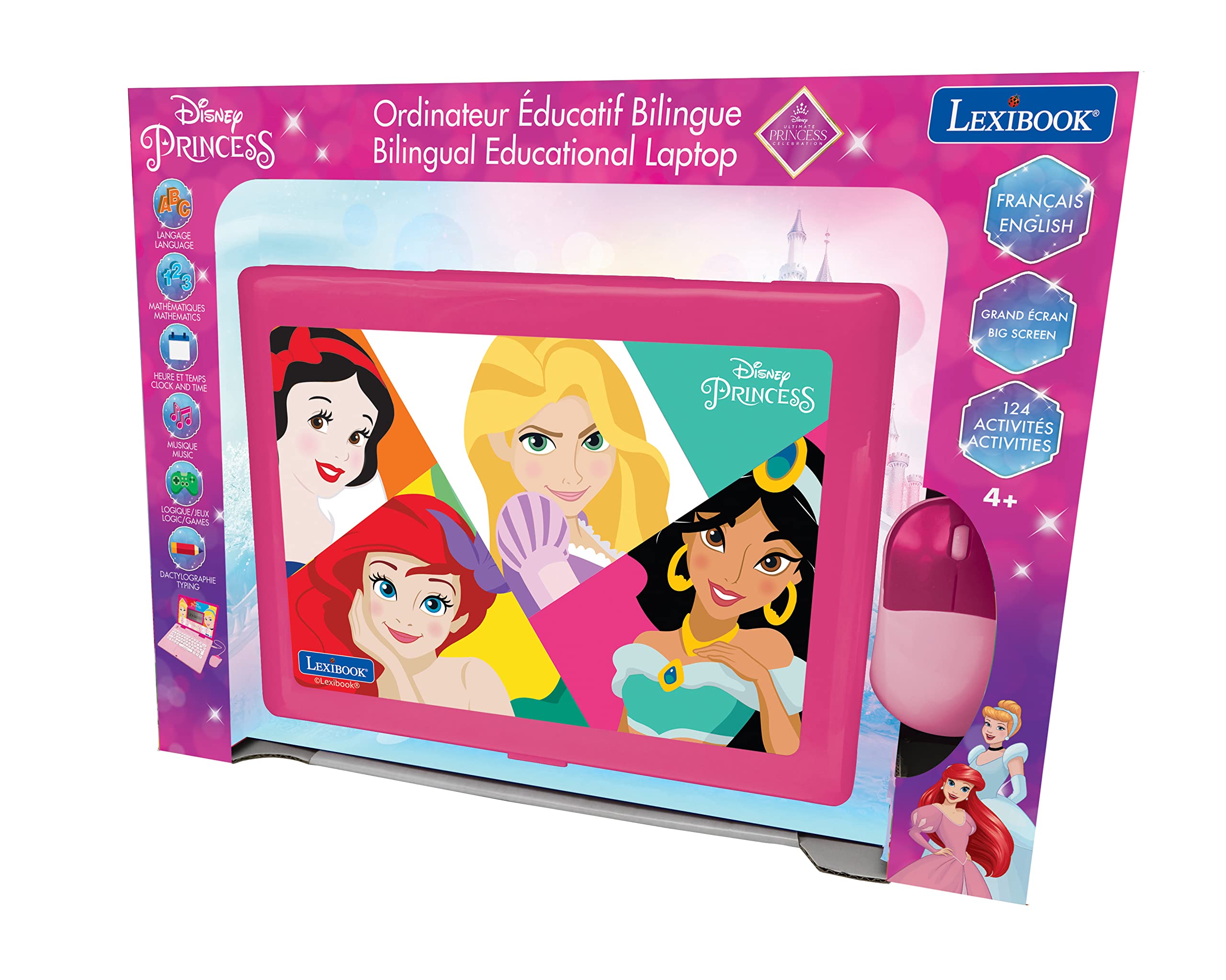 Lexibook JC598DPi1 Principesse laptop educativo bilingue