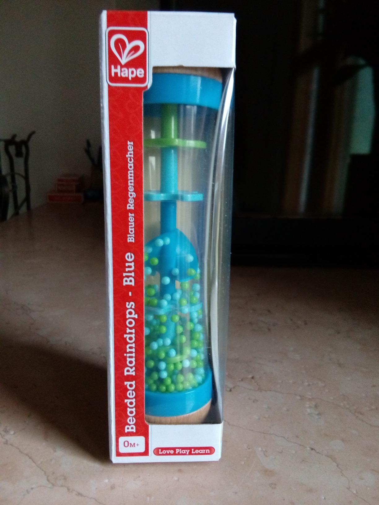 Hape Cascata di Perline bastone pioggia blu neonati