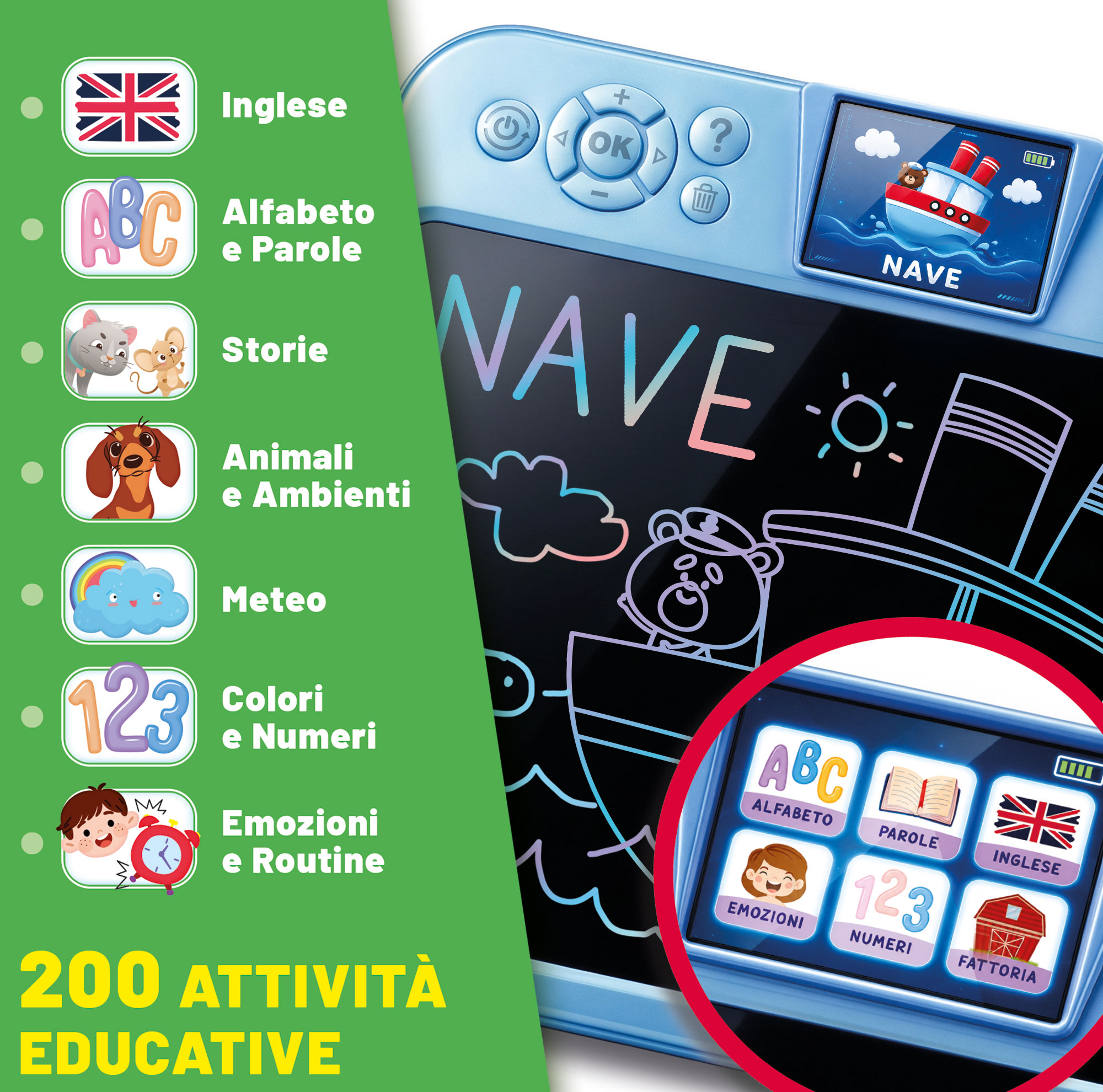 Lisciani Carotina Lavagna Digitale Educativa lavagna elettronica