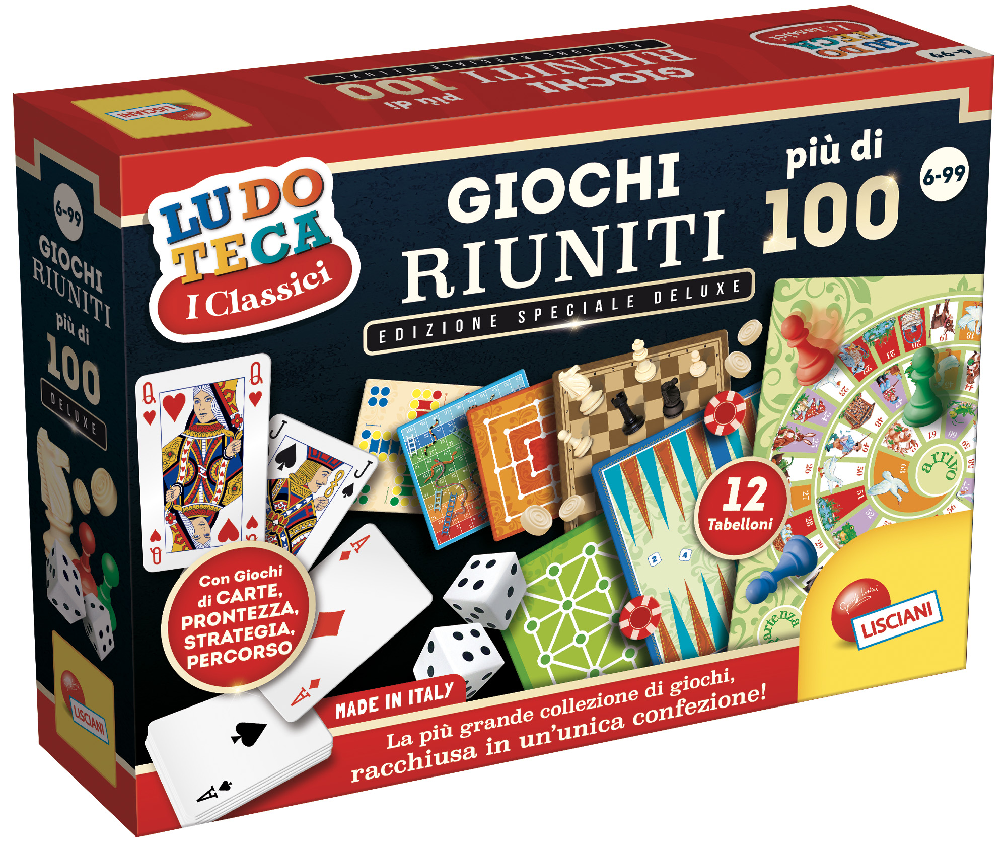 Lisciani Ludoteca Giochi Riuniti 100+ scatola famiglia