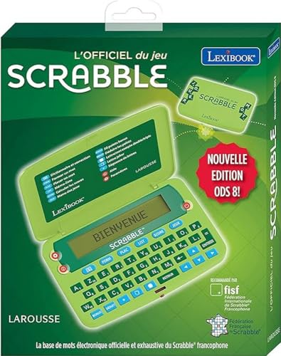 Lexibook SCR8FR dizionario elettronico Scrabble verde blu