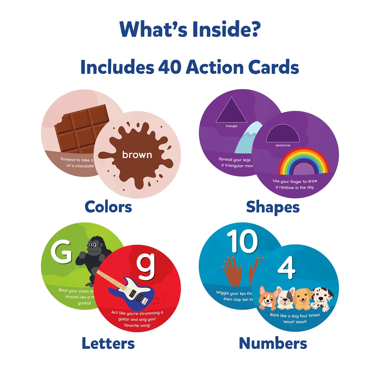Skillmatics Jump and Learn flash cards 40 carte lettere e numeri