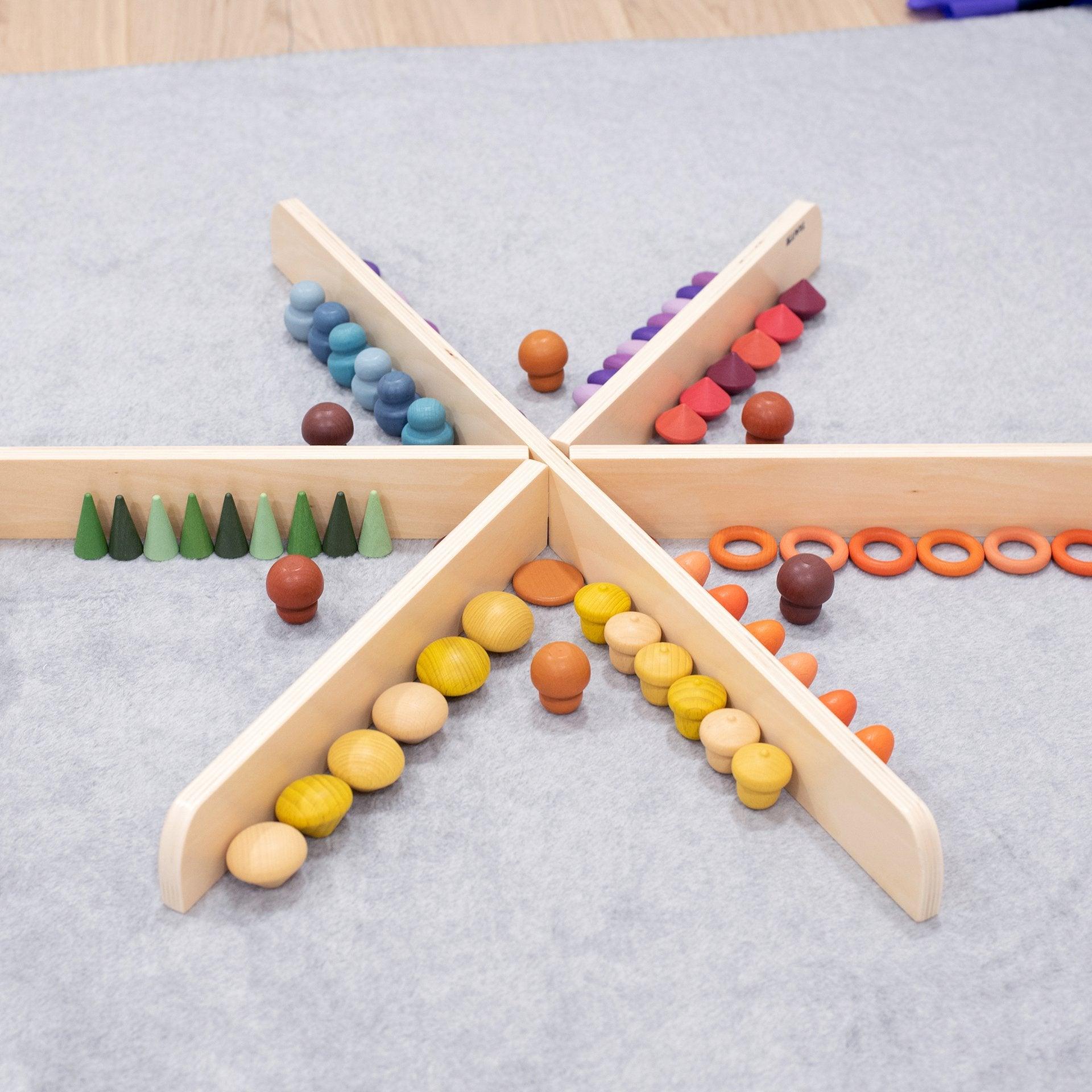 Tickit Wooden Dividers divisori legno cerchio smistamento
