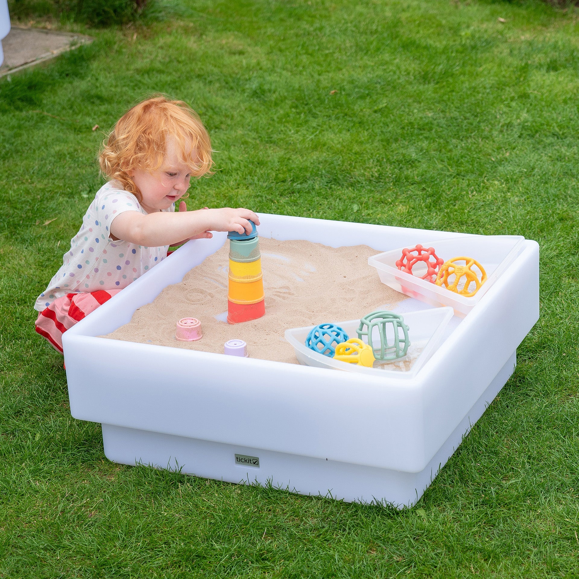 Tickit Discovery Glow Square tavolo luminoso sensoriale