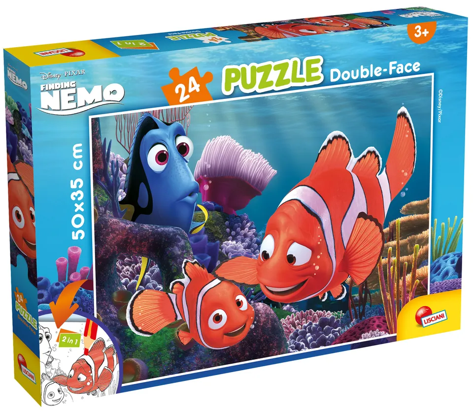 Lisciani Df Plus 24 Nemo puzzle bambini double-face