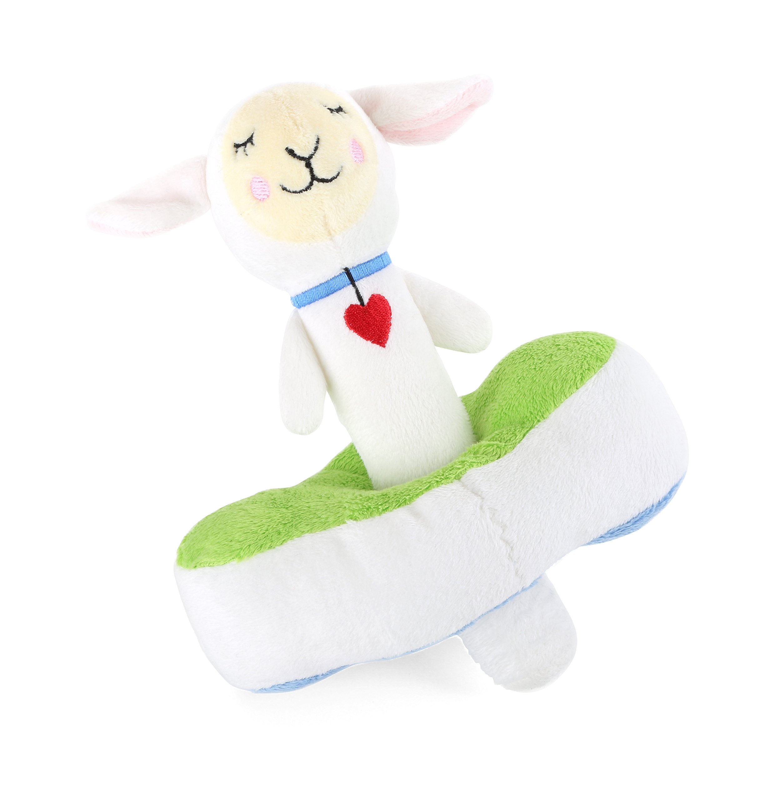smallfoot Lotta 10021 Sonaglio Pecora Peluche Neonato Morbido
