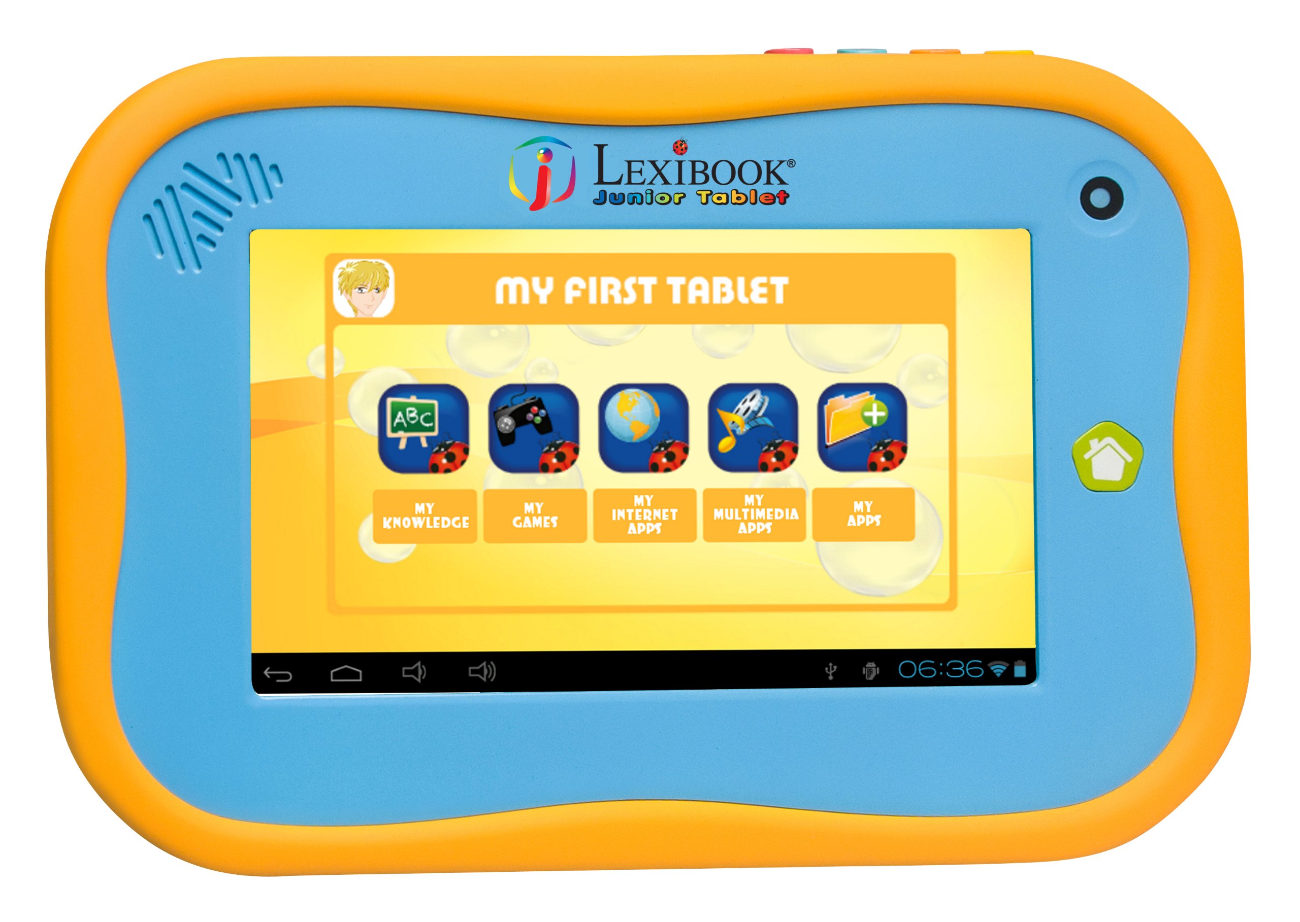 Lexibook Junior Tablet MFC280EN tablet bambini blu giallo 3-6 anni
